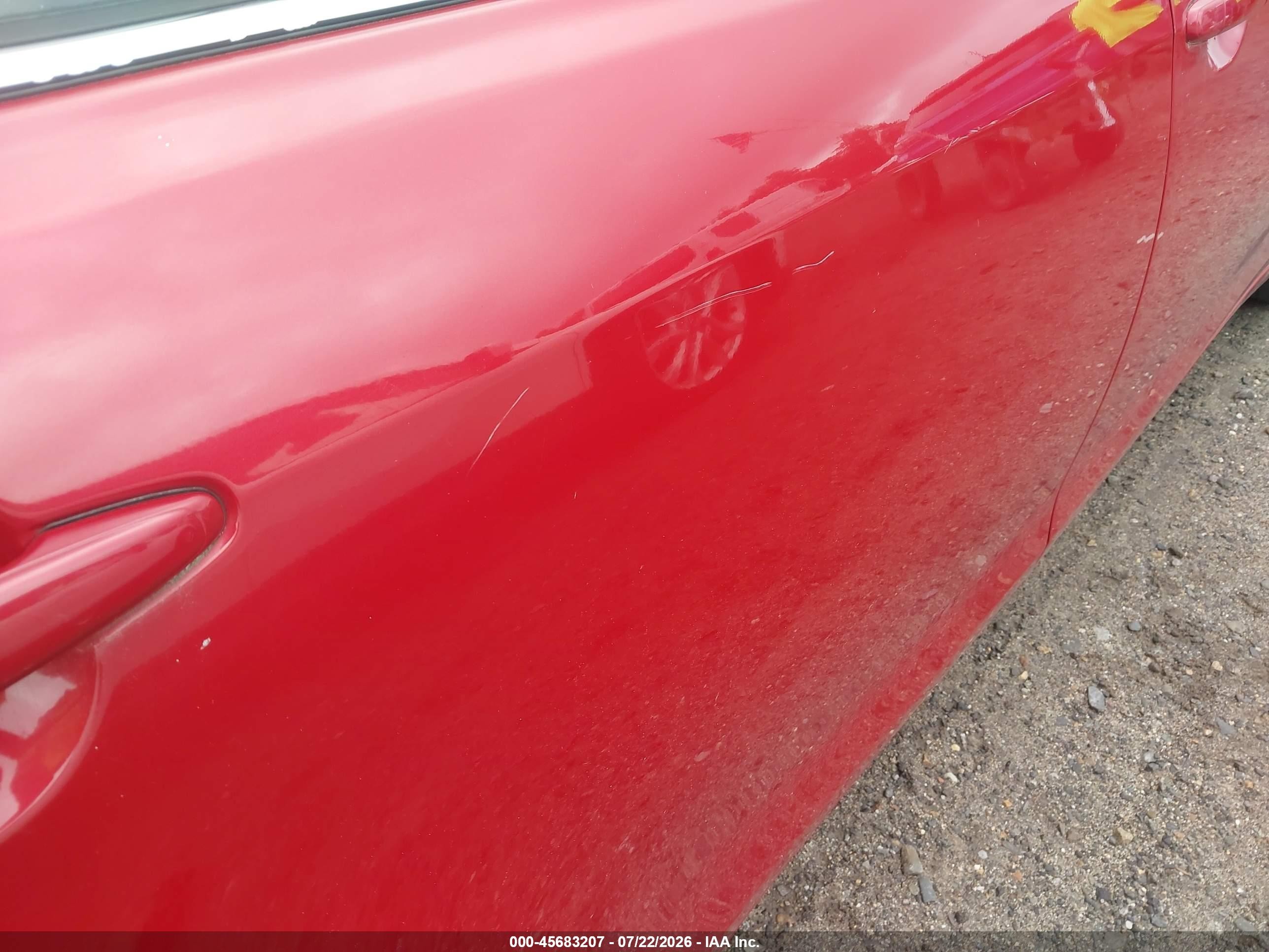 2007 Toyota Camry Le Red vin: 4T1BE46KX7U179544