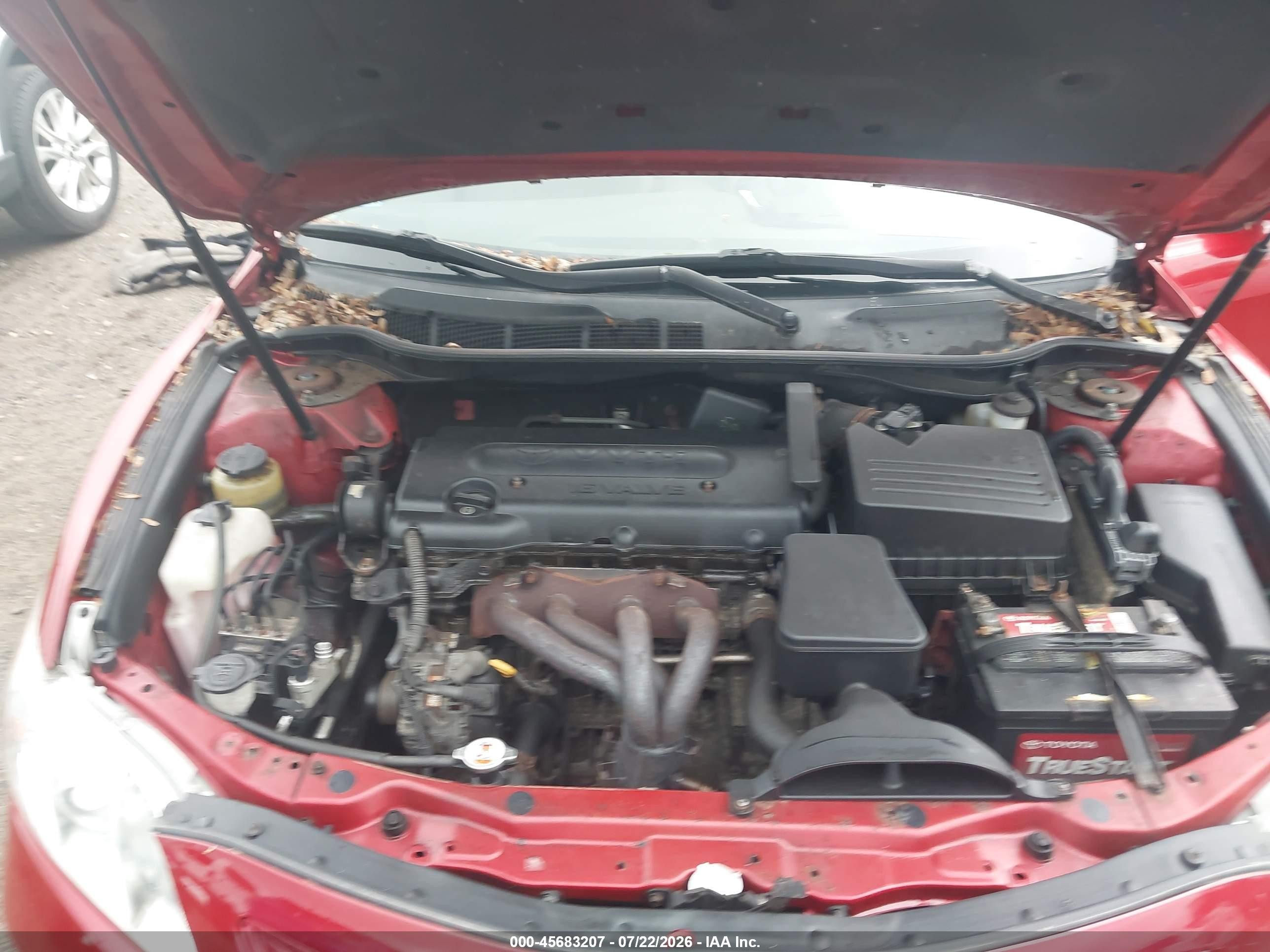 2007 Toyota Camry Le Red vin: 4T1BE46KX7U179544