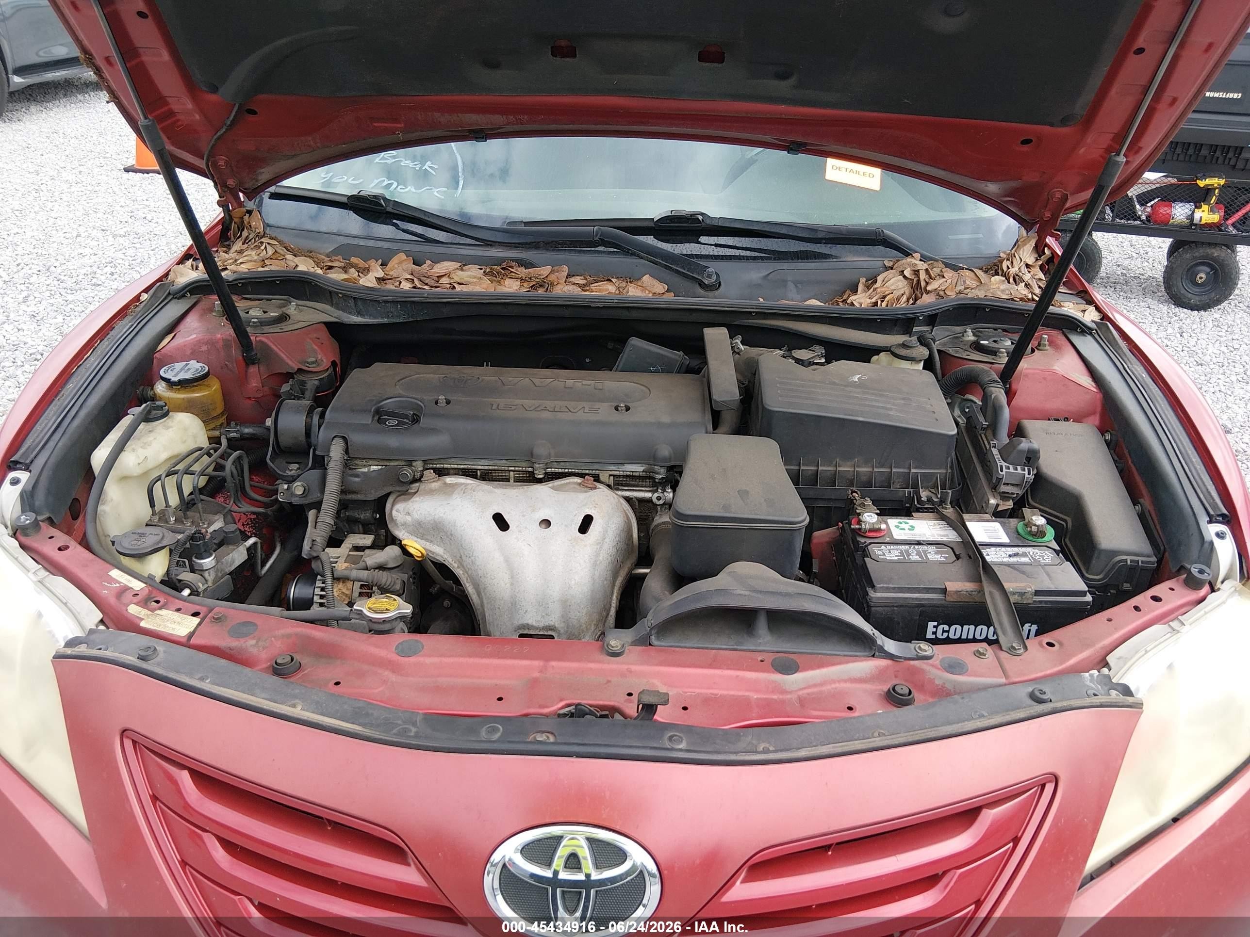 2007 Toyota Camry Le Red vin: 4T1BE46KX7U179785