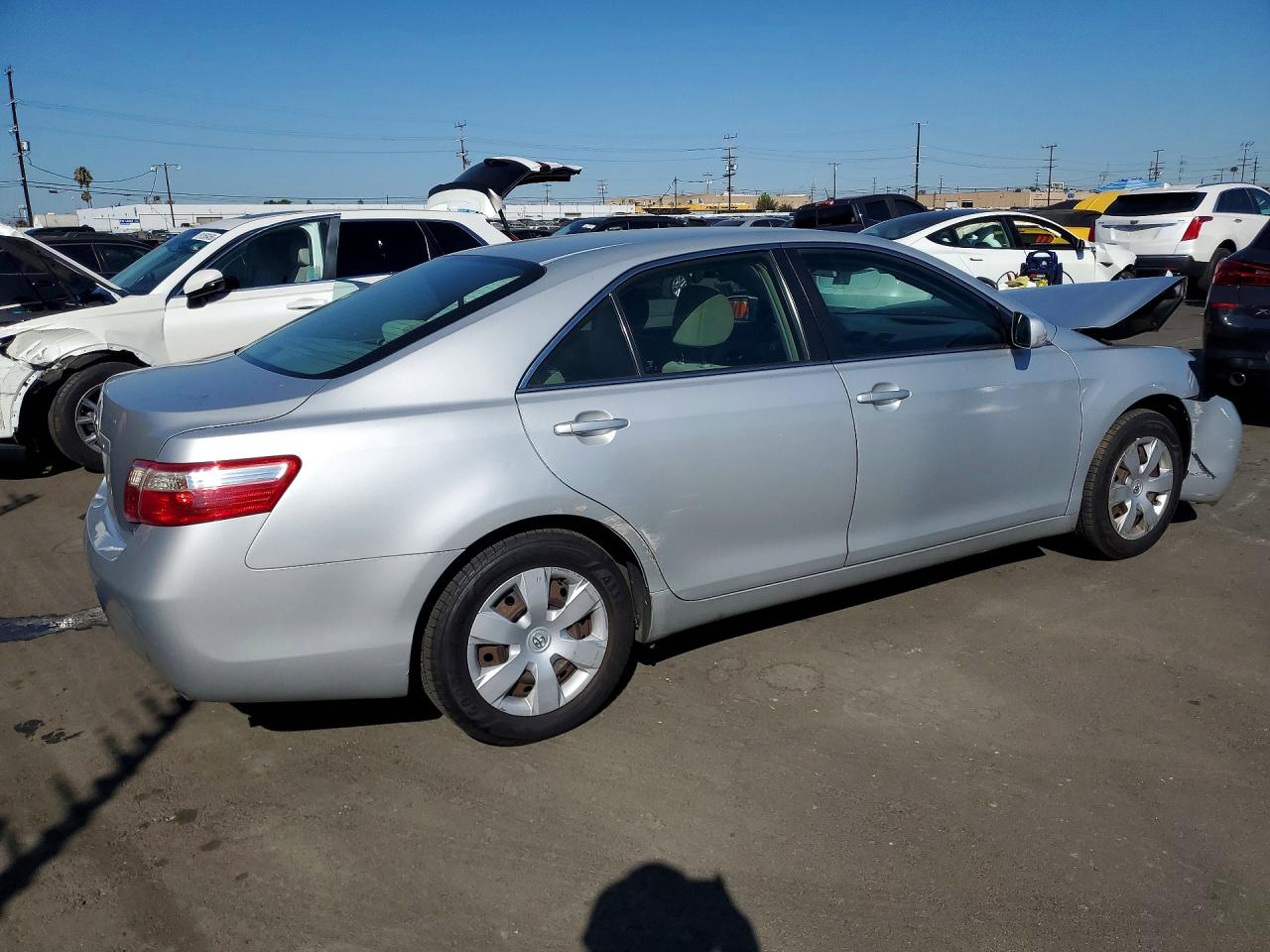 2007 Toyota Camry Le Silver vin: 4T1BE46KX7U509649