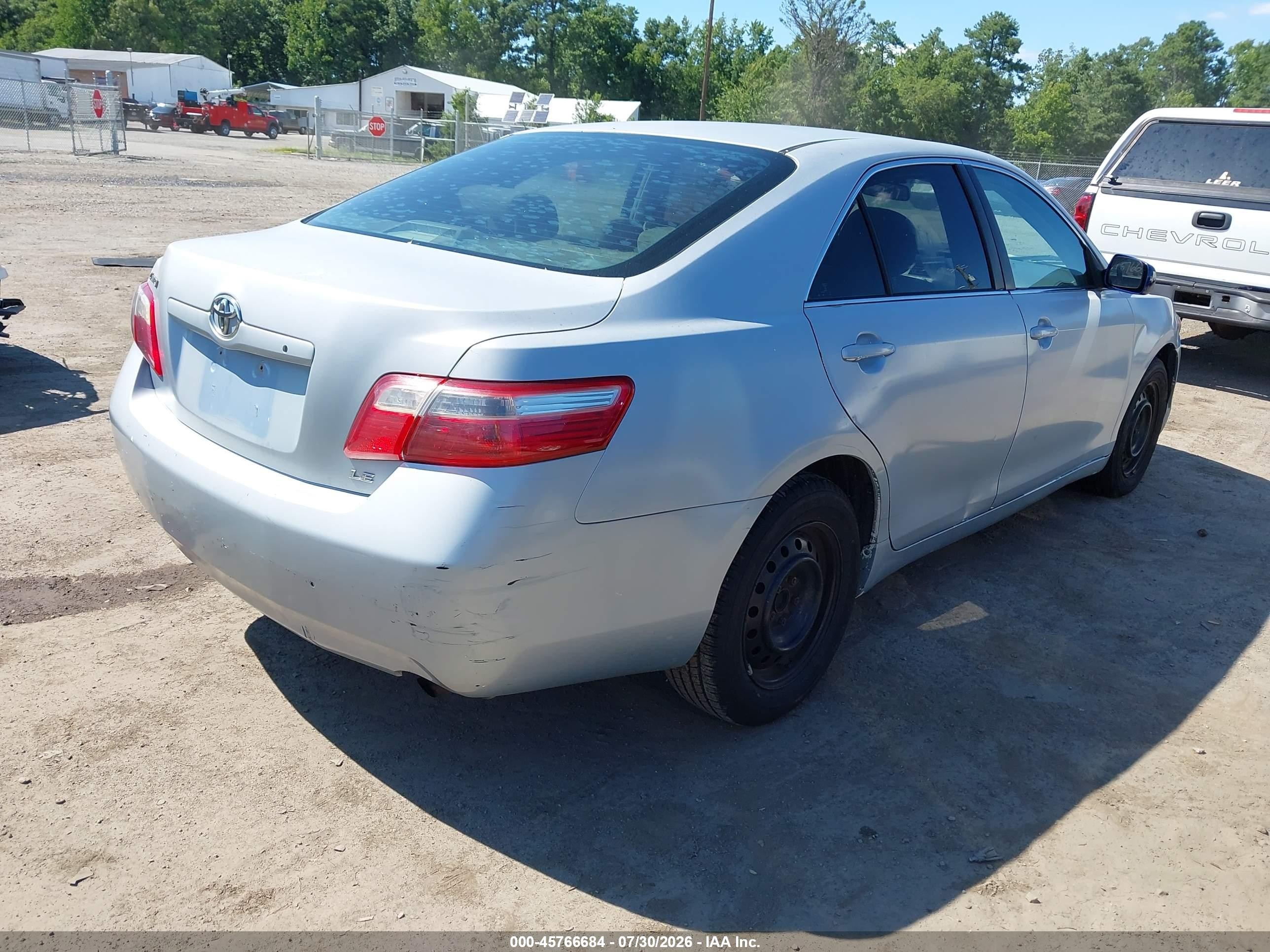 2007 Toyota Camry Le Серебряный vin: 4T1BE46KX7U509912