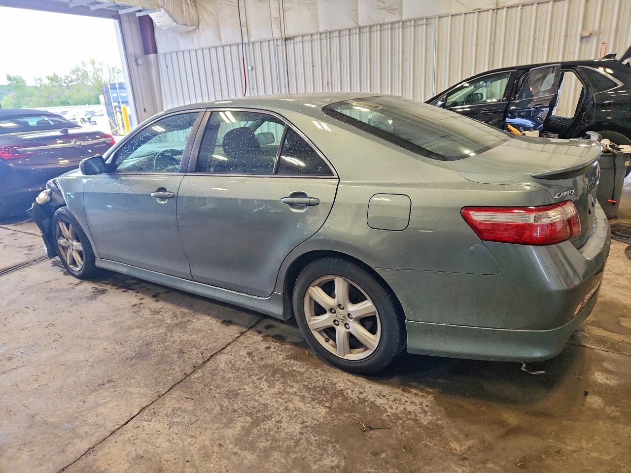 2007 Toyota Camry Se Gray vin: 4T1BE46KX7U523907