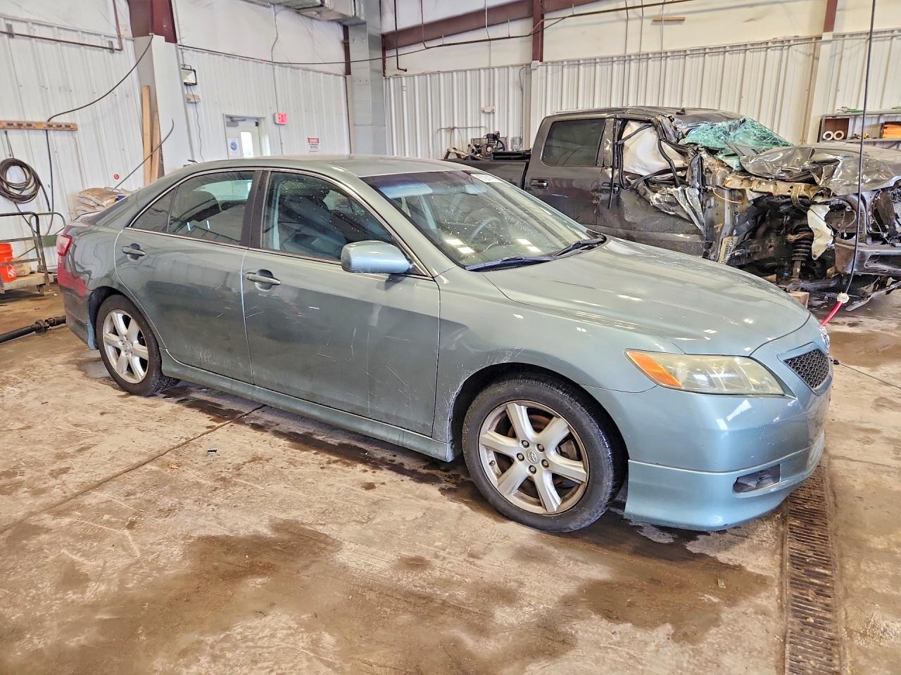 2007 Toyota Camry Se Gray vin: 4T1BE46KX7U523907