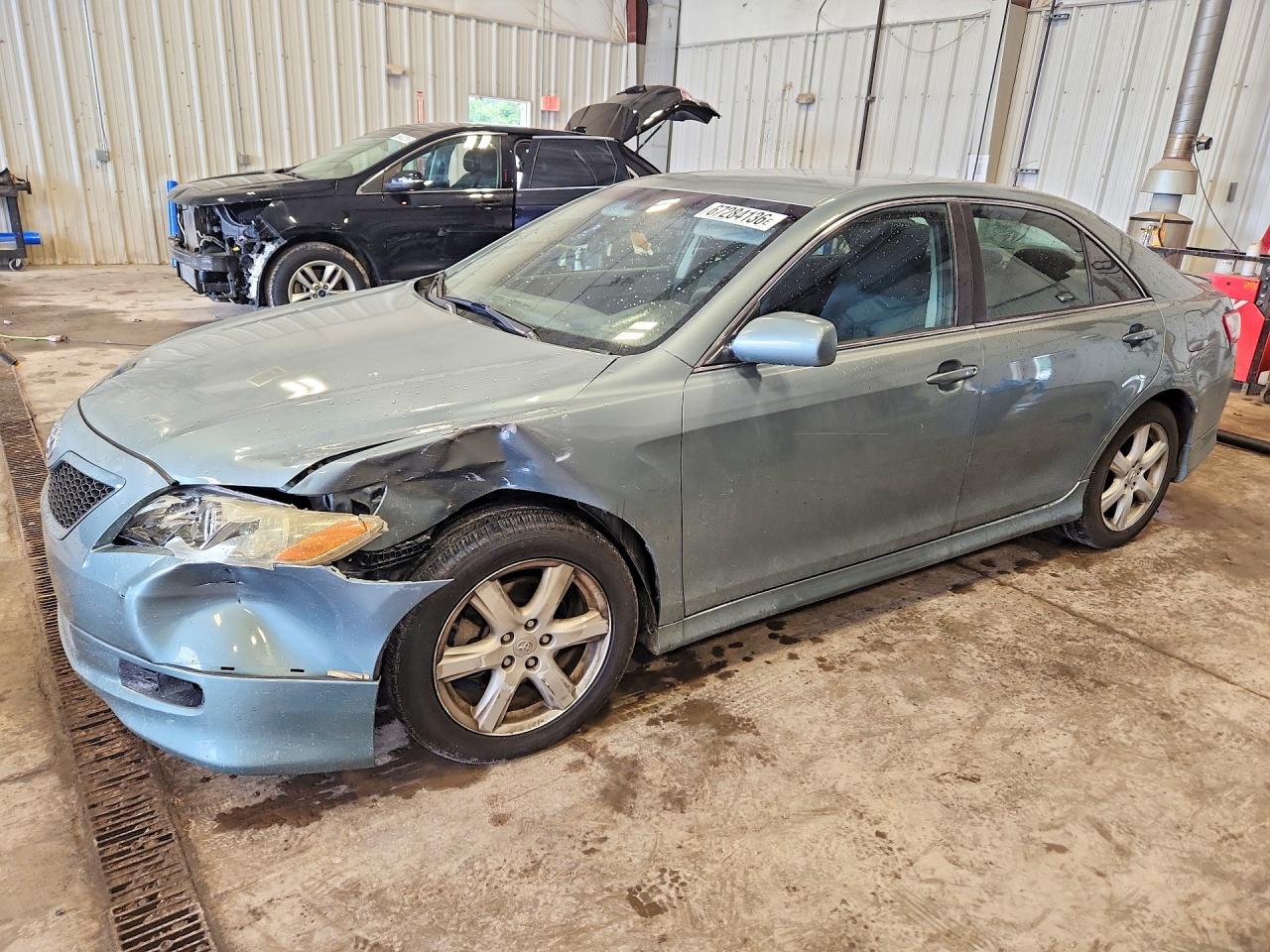 2007 Toyota Camry Se Gray vin: 4T1BE46KX7U523907