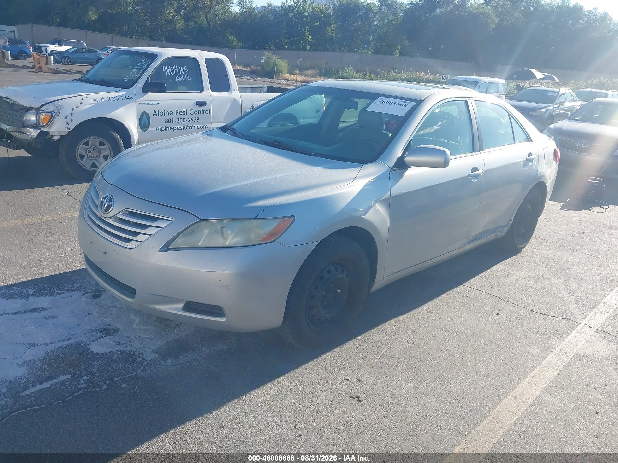 2007 Toyota Camry Le Silver vin: 4T1BE46KX7U526998