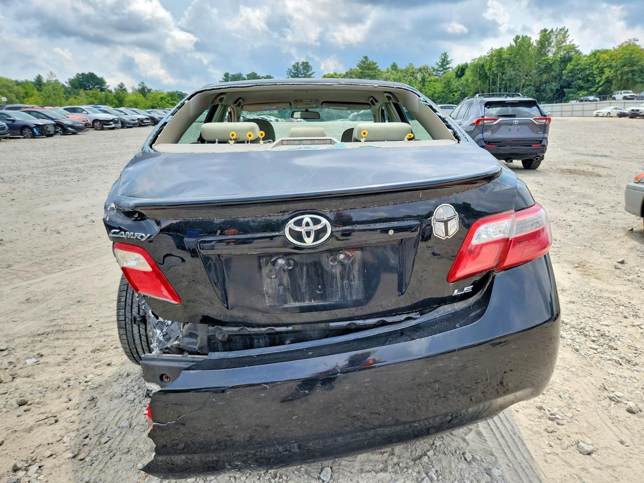 2007 Toyota Camry Le Black vin: 4T1BE46KX7U543171