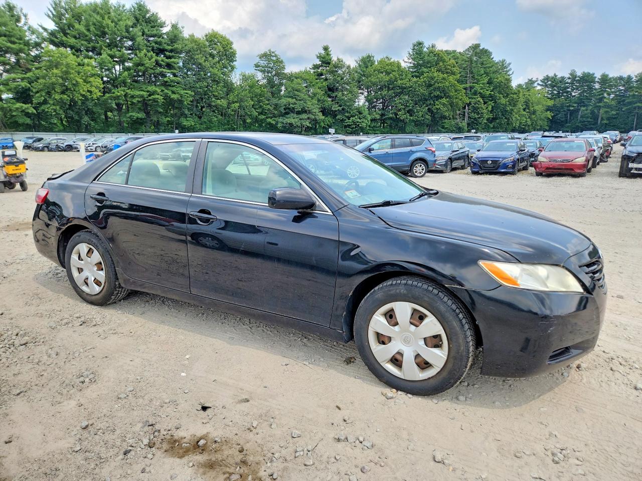 2007 Toyota Camry Le Black vin: 4T1BE46KX7U543171