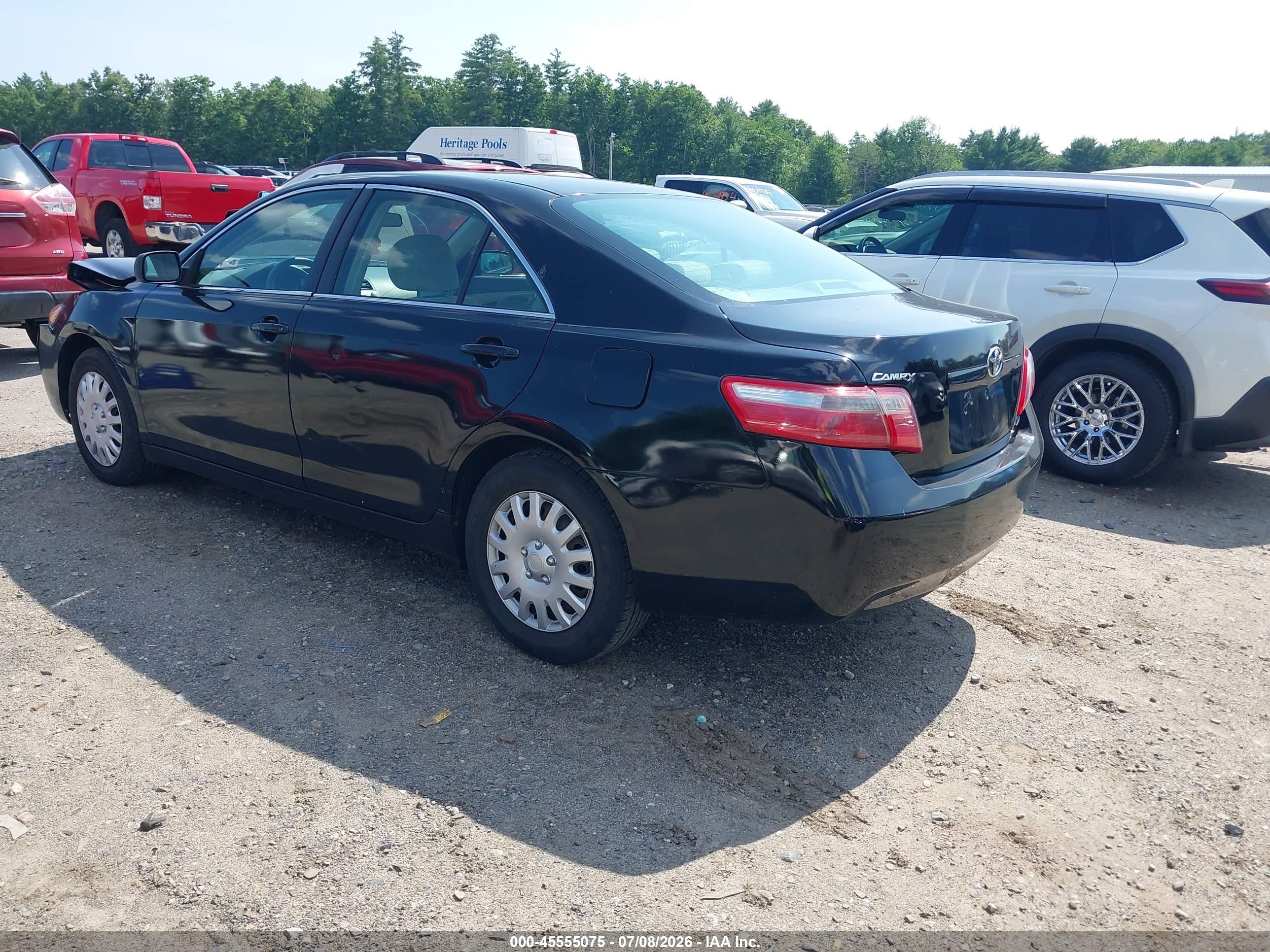 2007 Toyota Camry Ce/le/se/xle Black vin: 4T1BE46KX7U561797