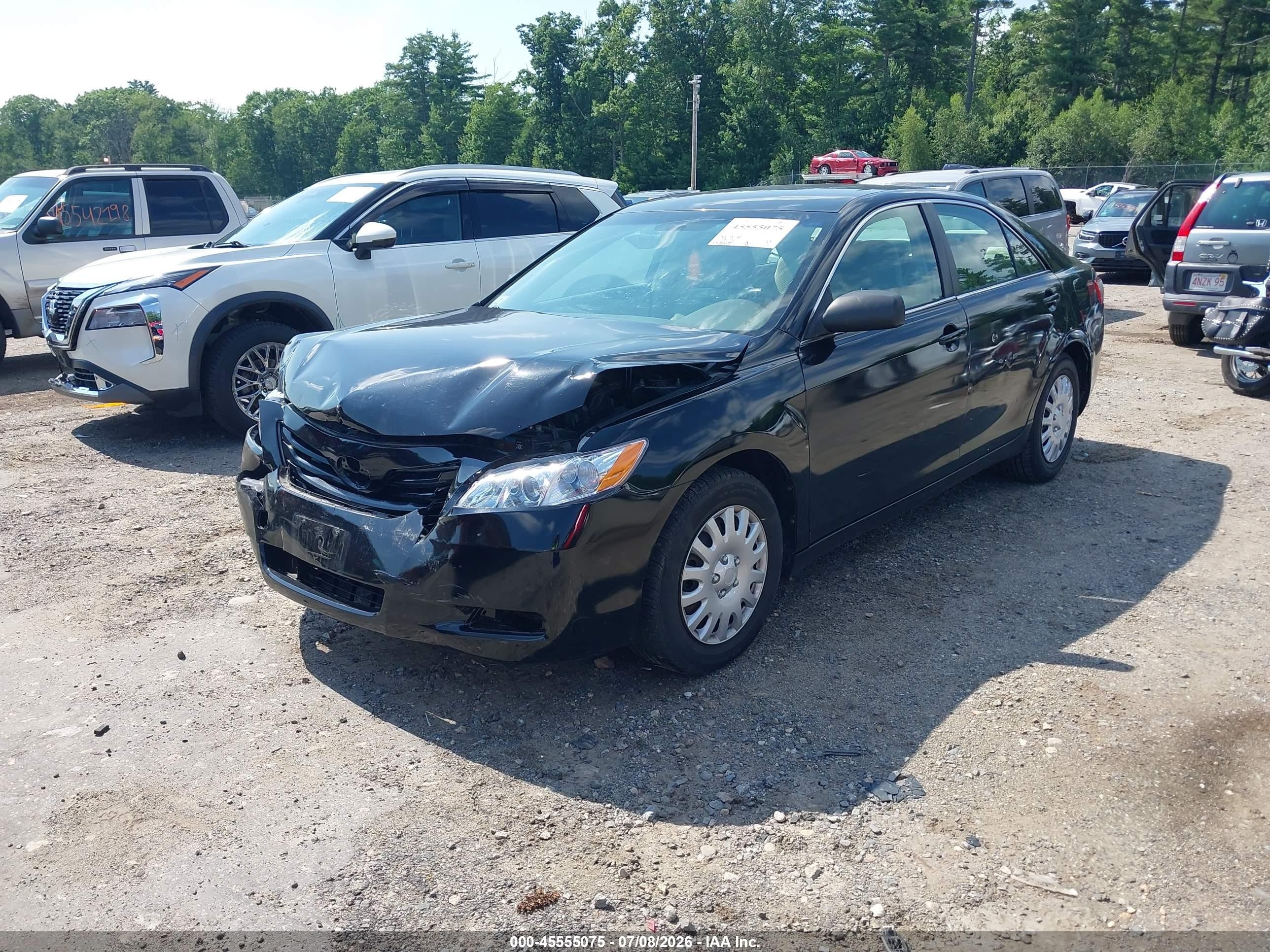 2007 Toyota Camry Ce/le/se/xle Black vin: 4T1BE46KX7U561797