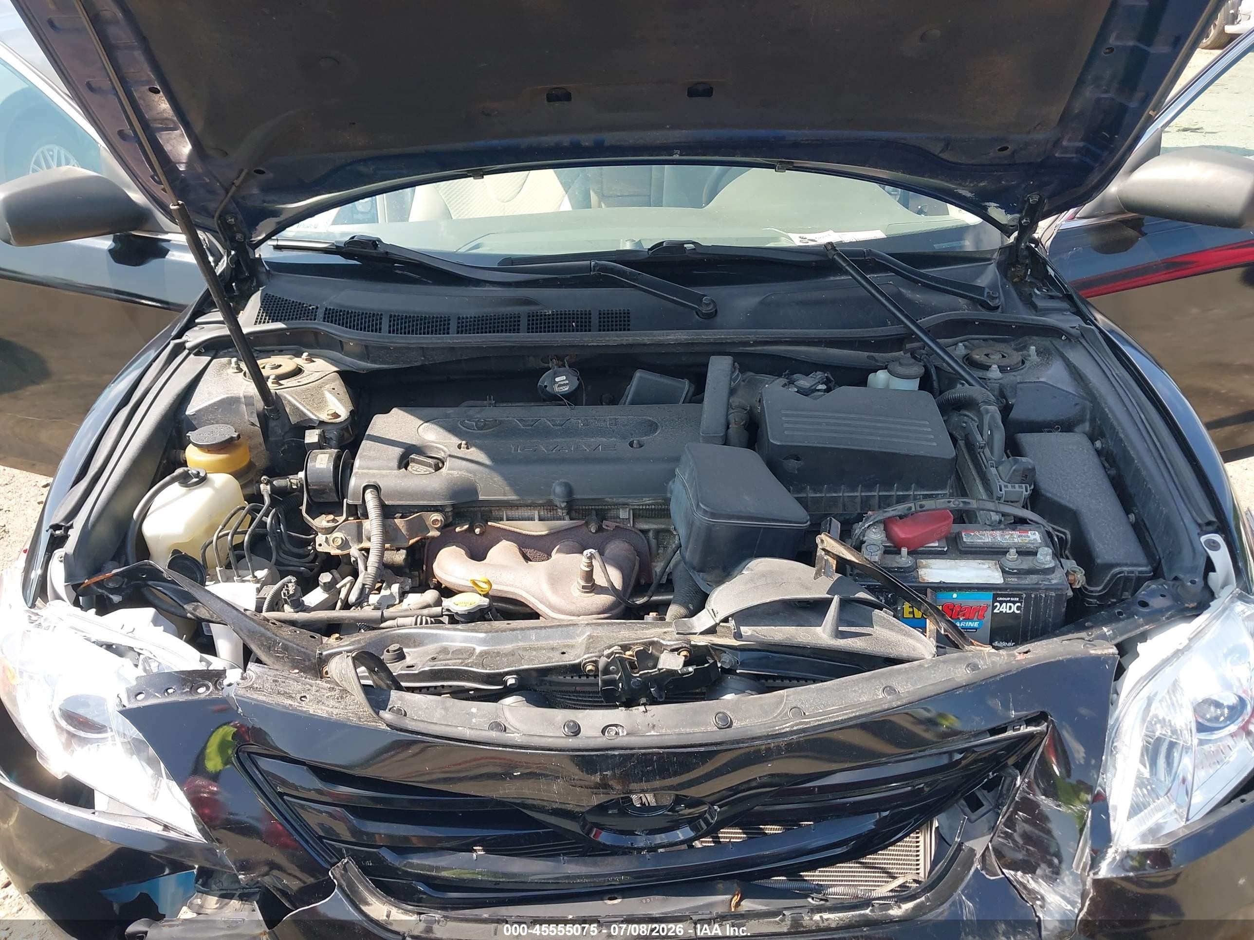 2007 Toyota Camry Ce/le/se/xle Black vin: 4T1BE46KX7U561797