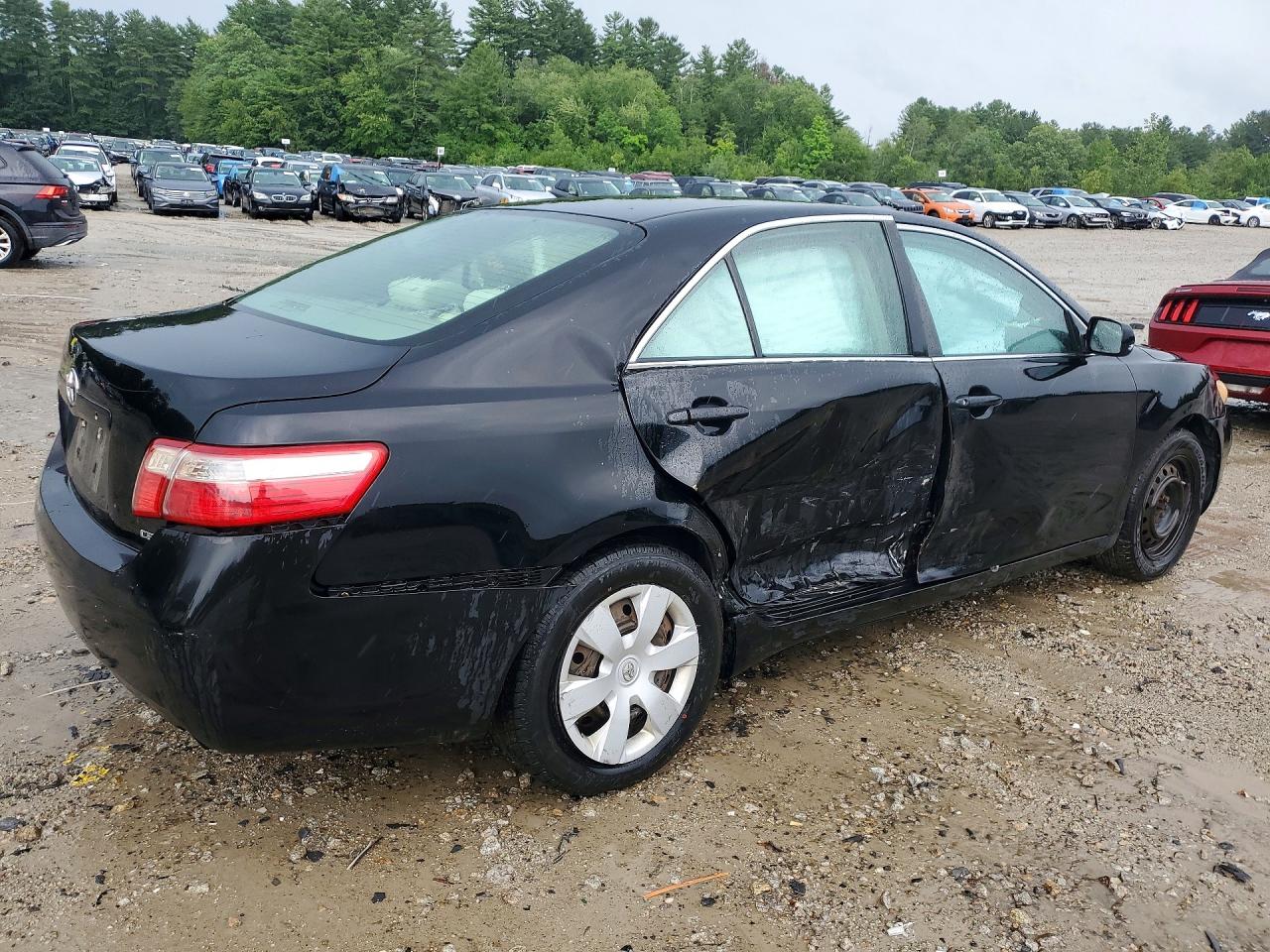 2007 Toyota Camry Ce Black vin: 4T1BE46KX7U572864