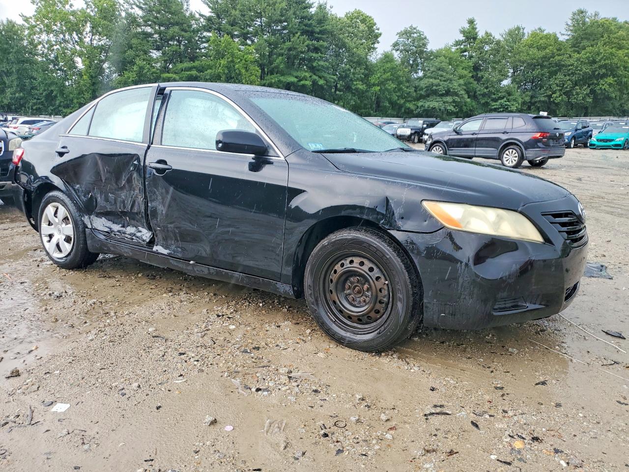 2007 Toyota Camry Ce Black vin: 4T1BE46KX7U572864