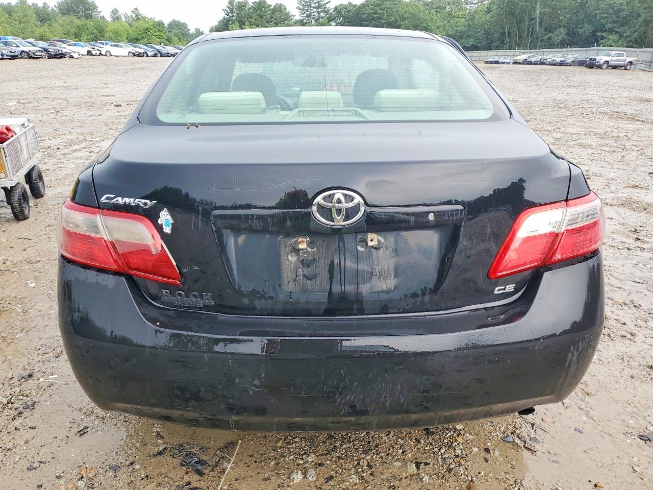 2007 Toyota Camry Ce Black vin: 4T1BE46KX7U572864