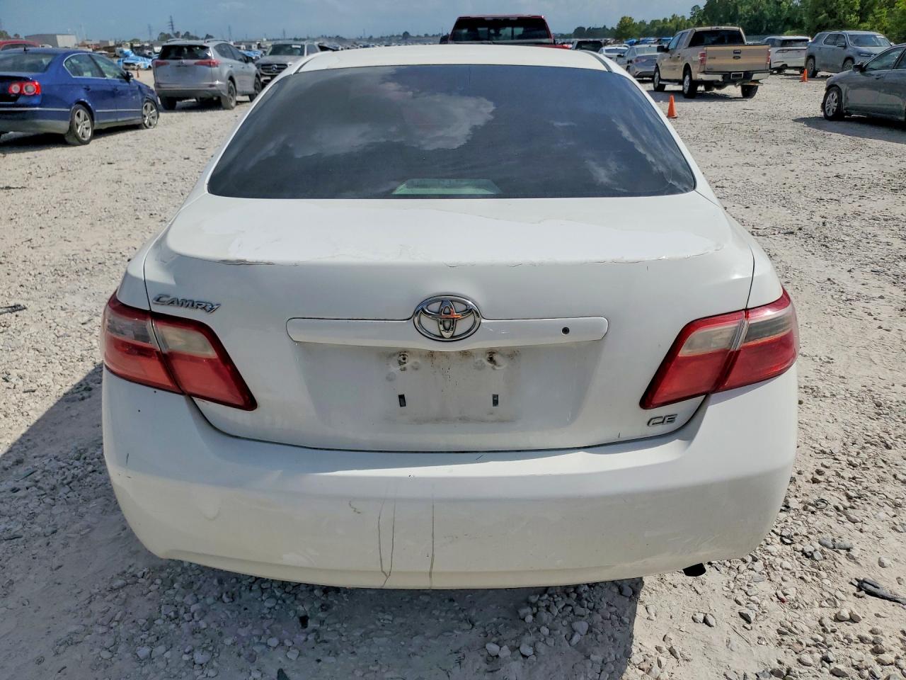 2007 Toyota Camry Ce White vin: 4T1BE46KX7U573688