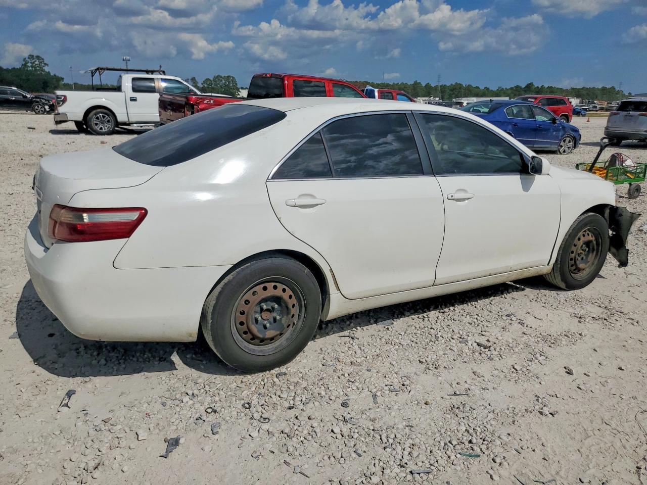 2007 Toyota Camry Ce White vin: 4T1BE46KX7U573688