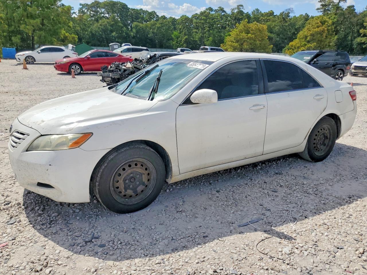 2007 Toyota Camry Ce White vin: 4T1BE46KX7U573688