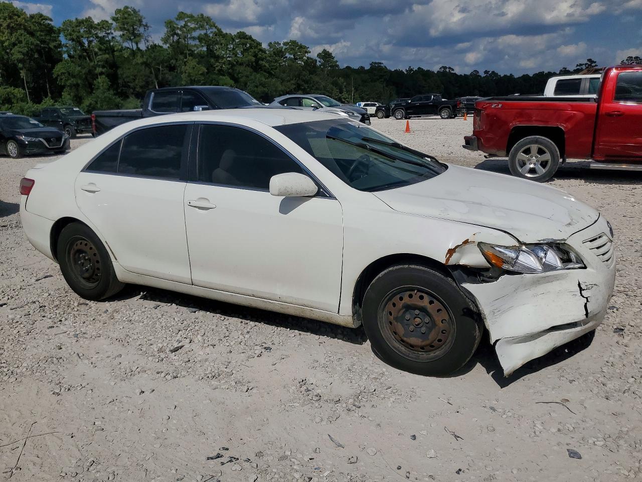 2007 Toyota Camry Ce White vin: 4T1BE46KX7U573688