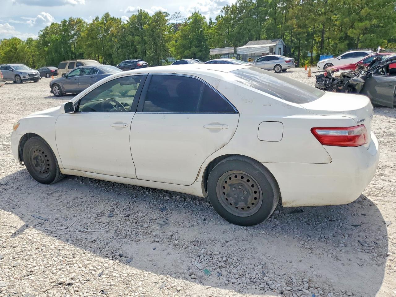 2007 Toyota Camry Ce White vin: 4T1BE46KX7U573688