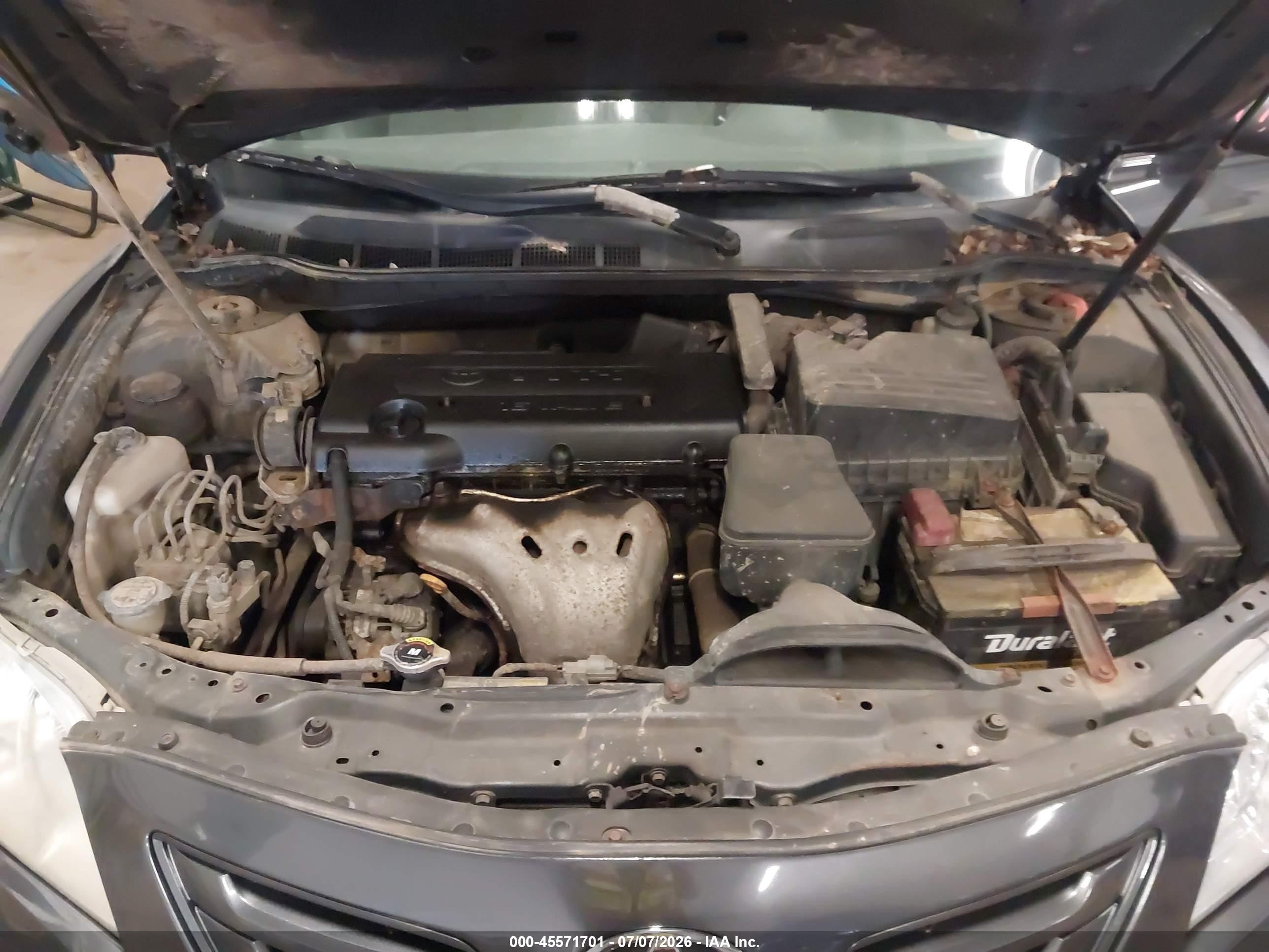 2007 Toyota Camry Le Gray vin: 4T1BE46KX7U608438