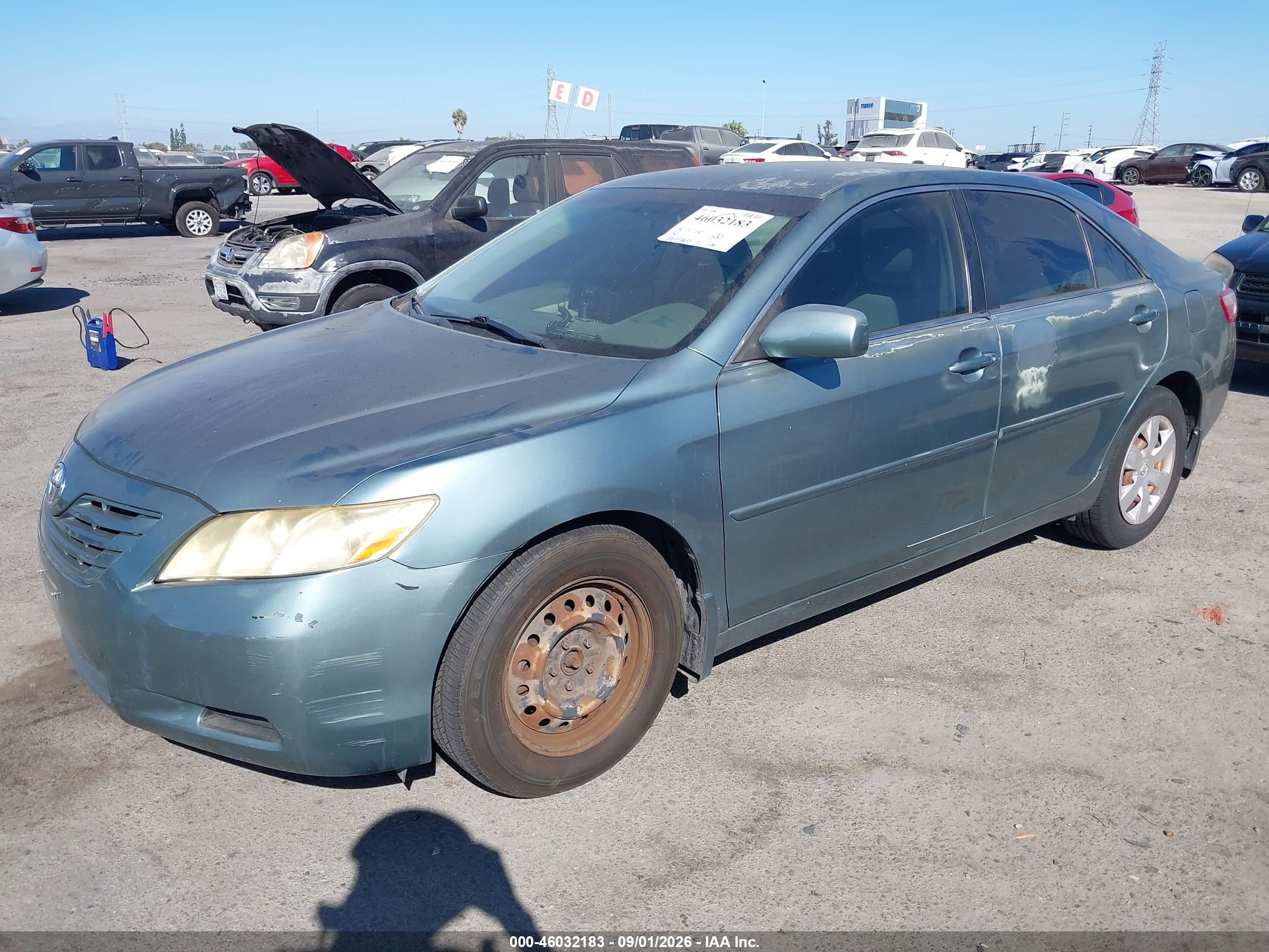 2007 Toyota Camry Le Teal vin: 4T1BE46KX7U611596