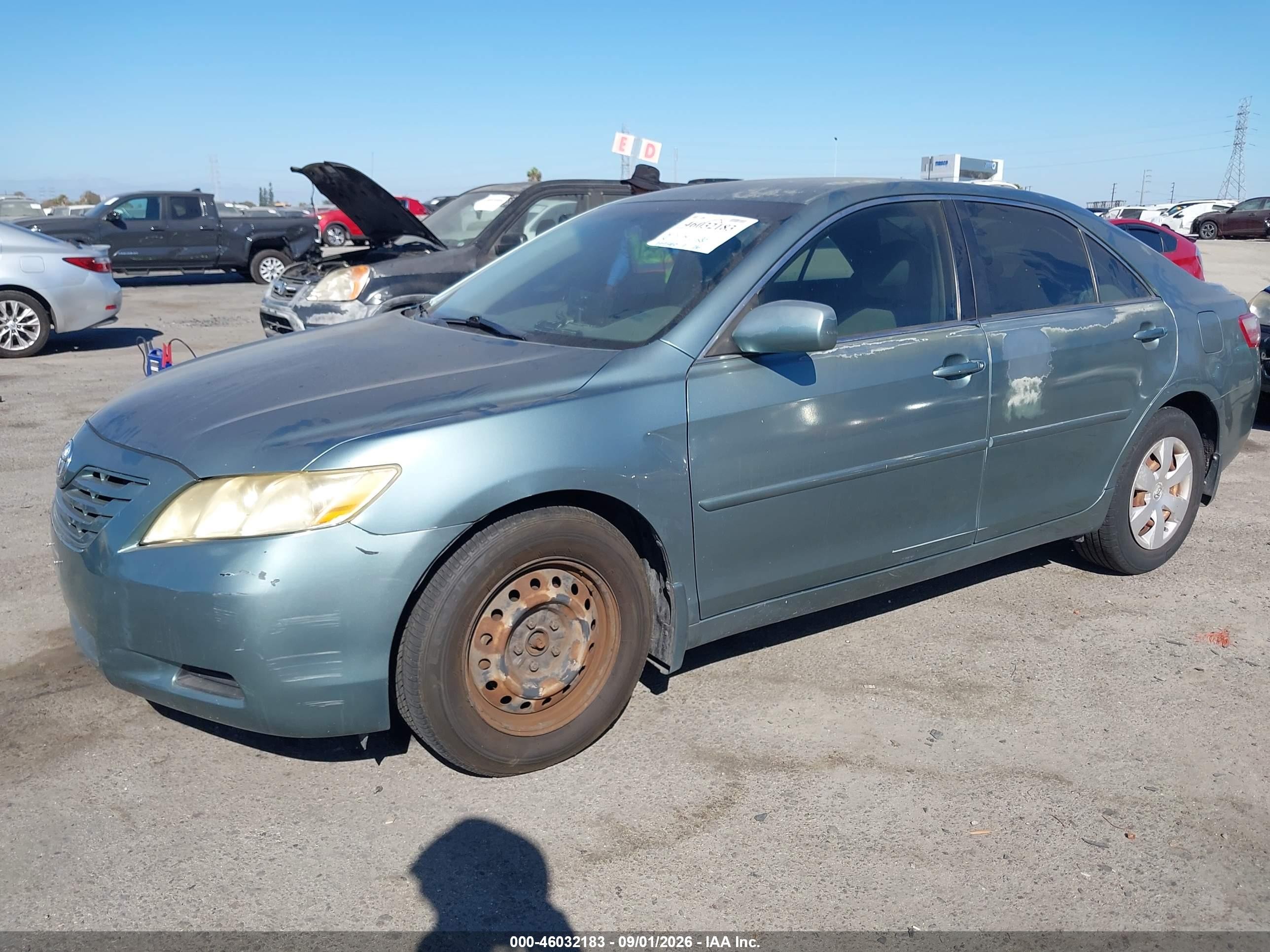 2007 Toyota Camry Le Teal vin: 4T1BE46KX7U611596