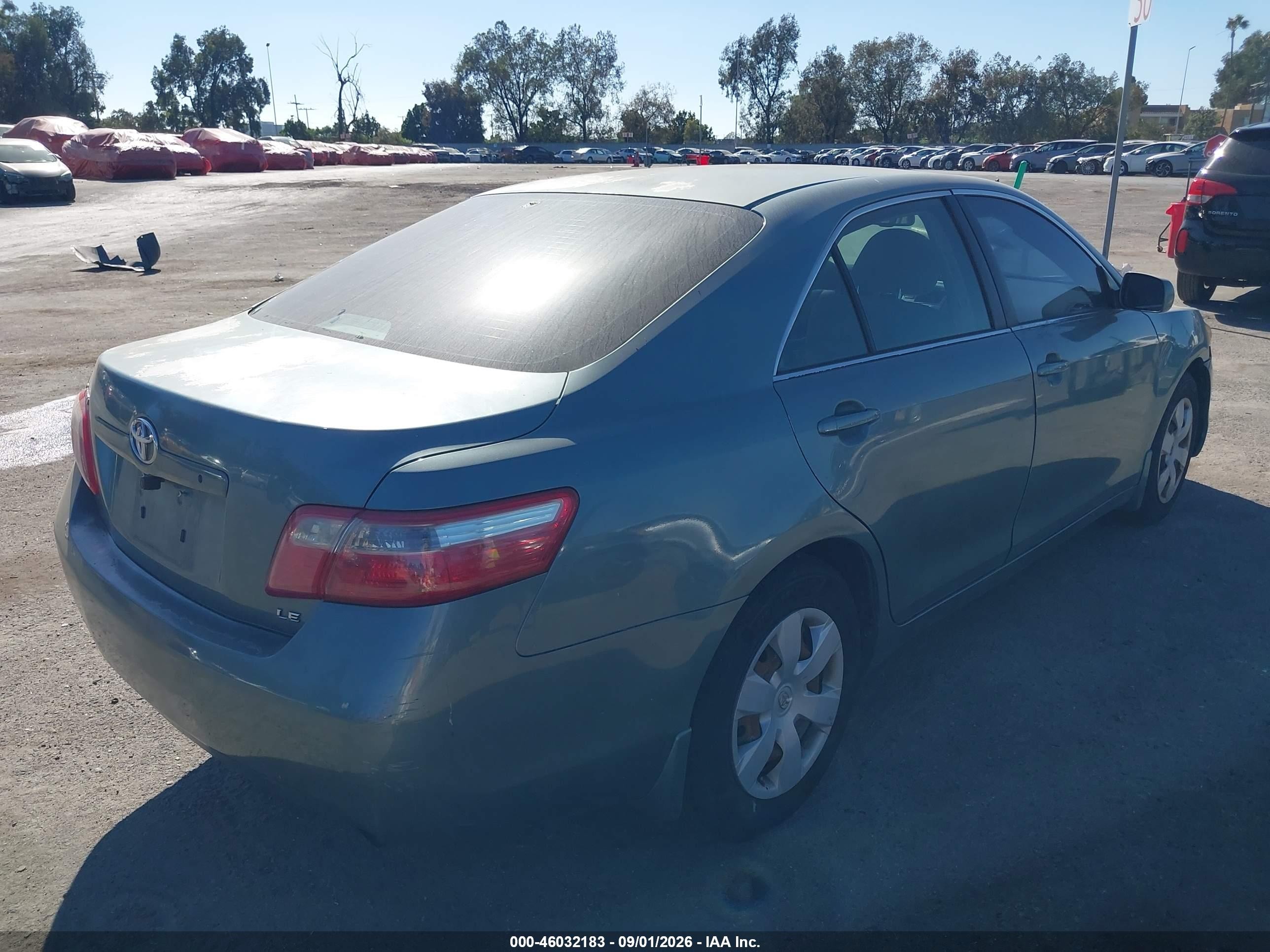 2007 Toyota Camry Le Teal vin: 4T1BE46KX7U611596