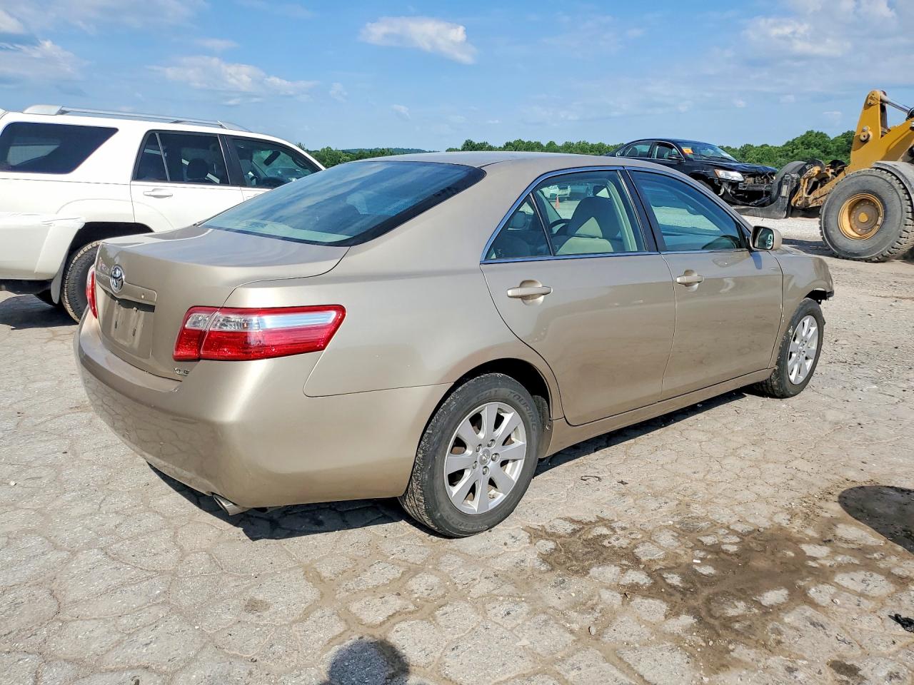 2007 Toyota Camry Xle Cream vin: 4T1BE46KX7U622792
