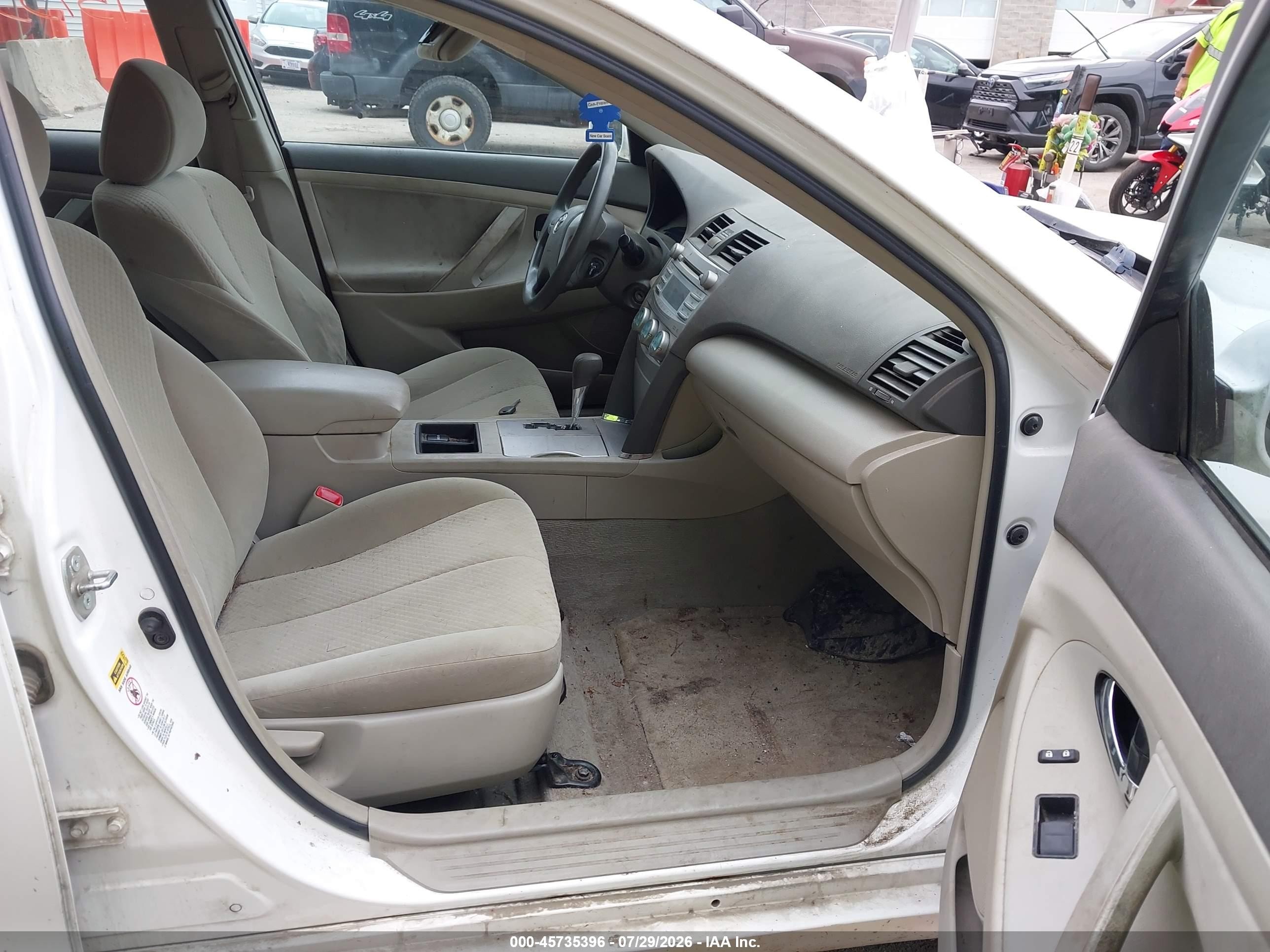 2007 Toyota Camry Ce Белый vin: 4T1BE46KX7U633923