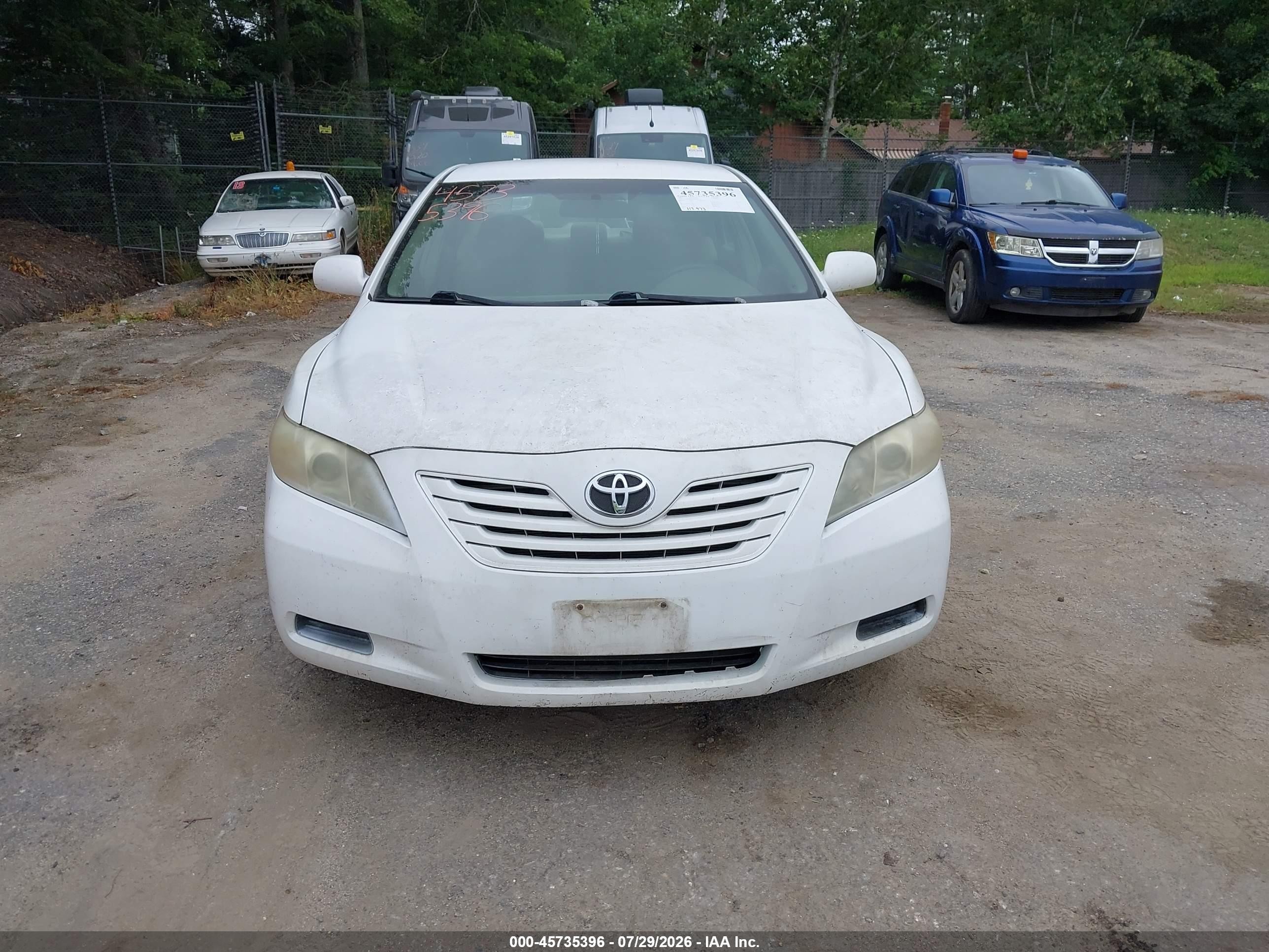 2007 Toyota Camry Ce Белый vin: 4T1BE46KX7U633923