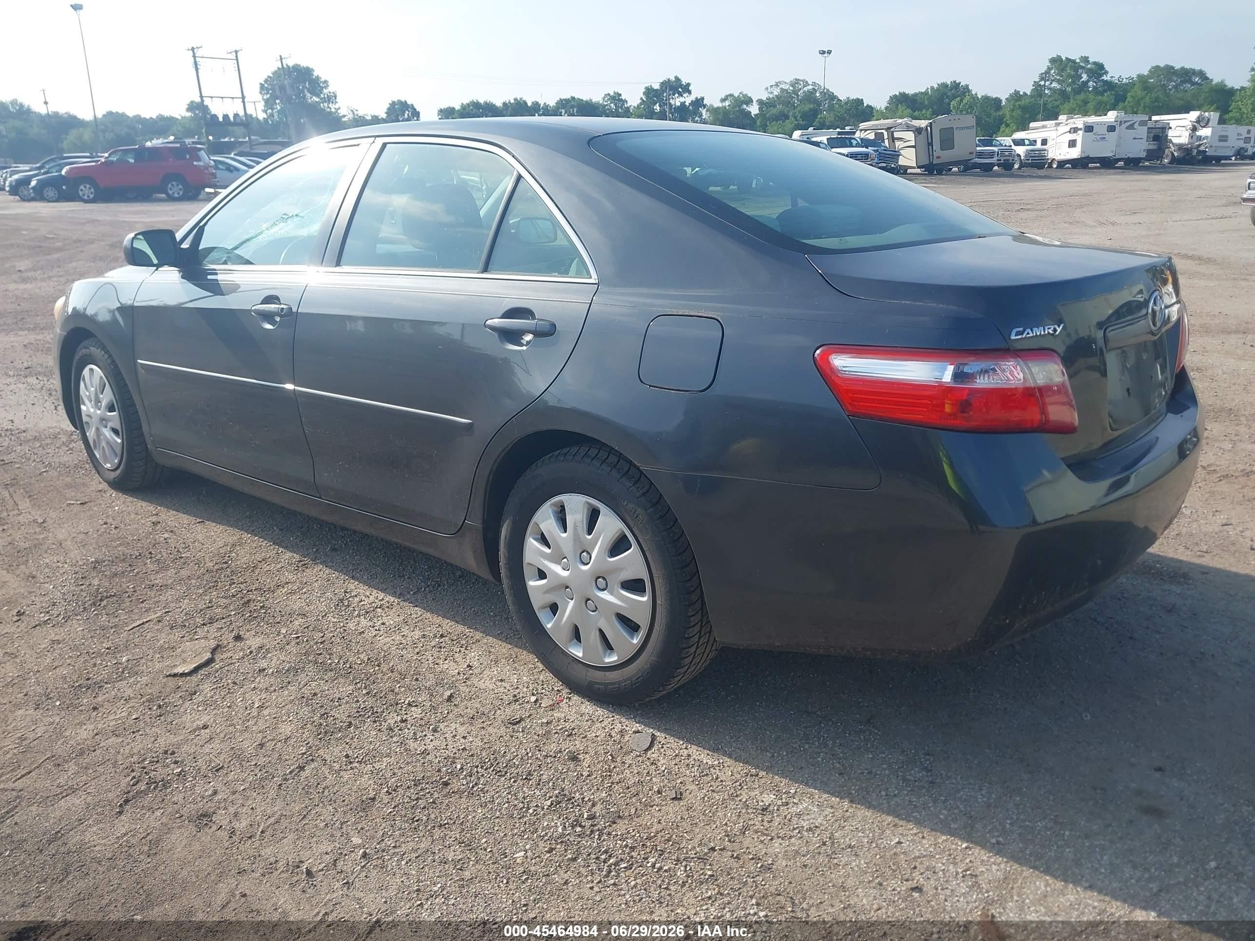 2007 Toyota Camry Le Gray vin: 4T1BE46KX7U634151