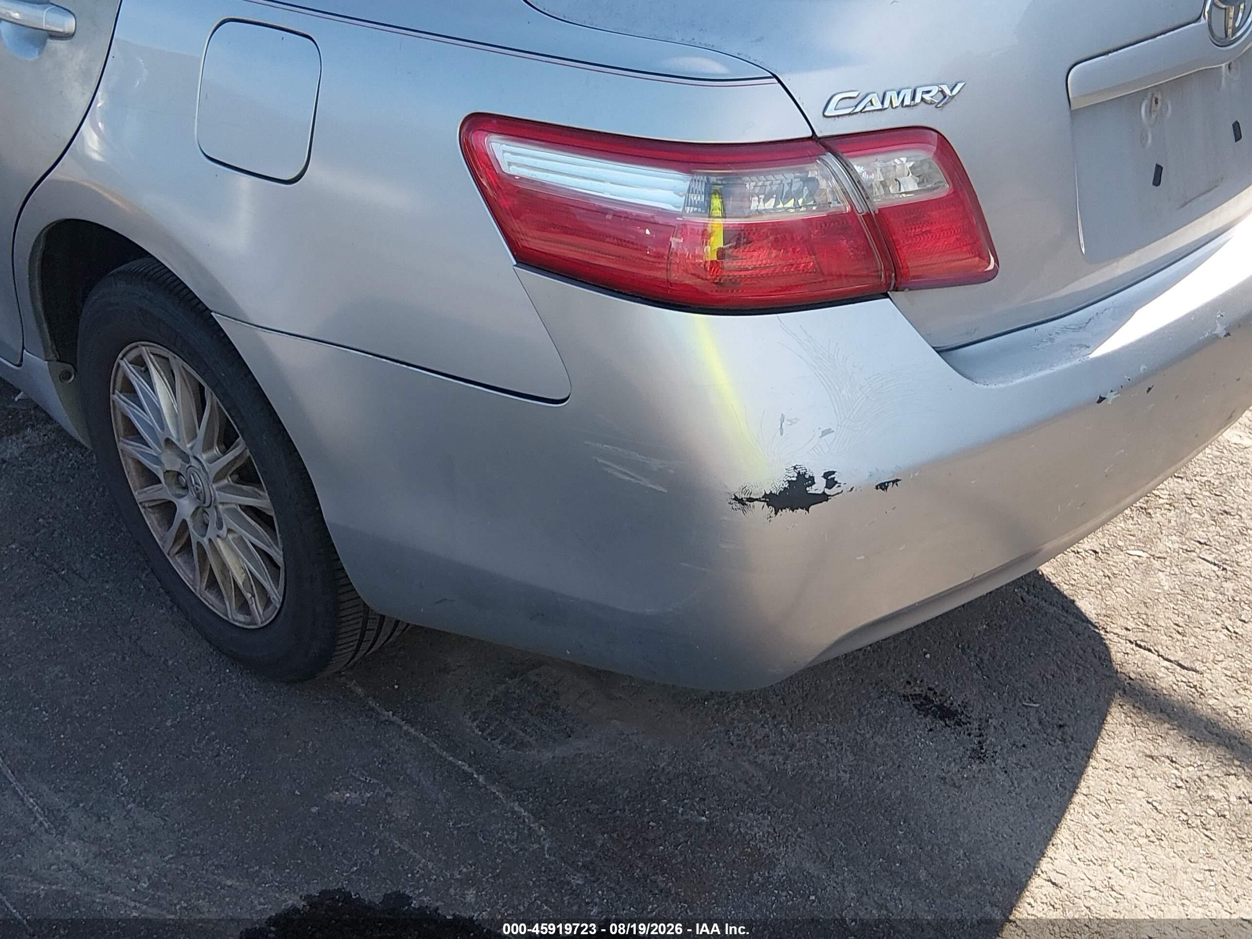 2007 Toyota Camry Le Silver vin: 4T1BE46KX7U634540