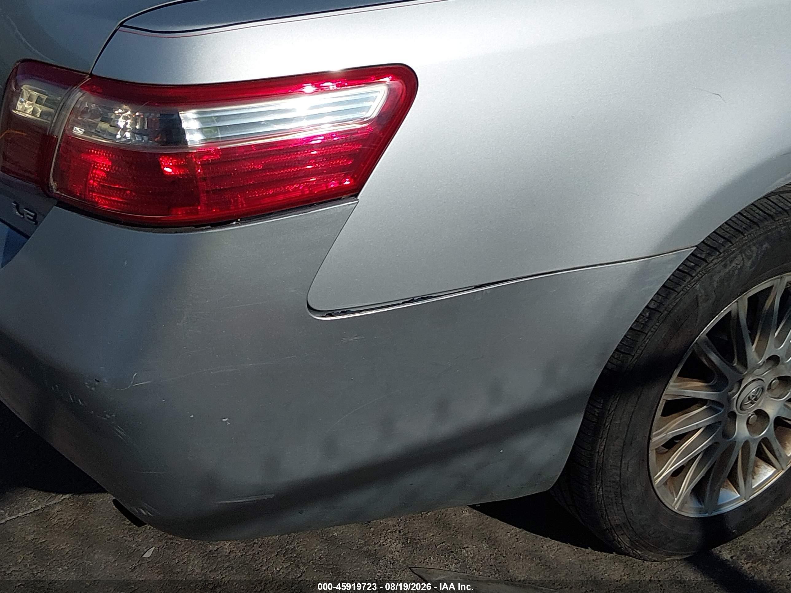 2007 Toyota Camry Le Silver vin: 4T1BE46KX7U634540