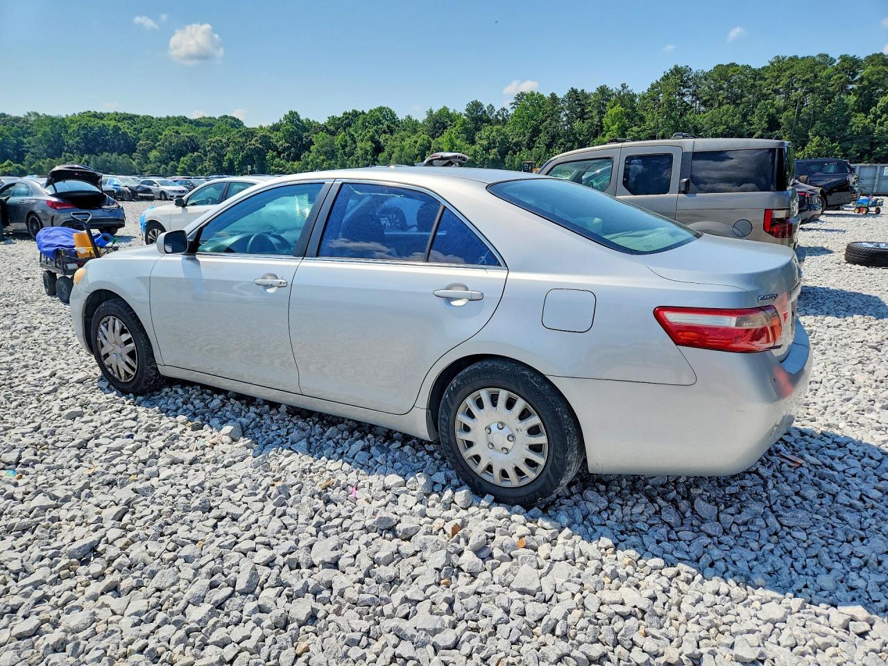 2007 Toyota Camry Le Silver vin: 4T1BE46KX7U637454