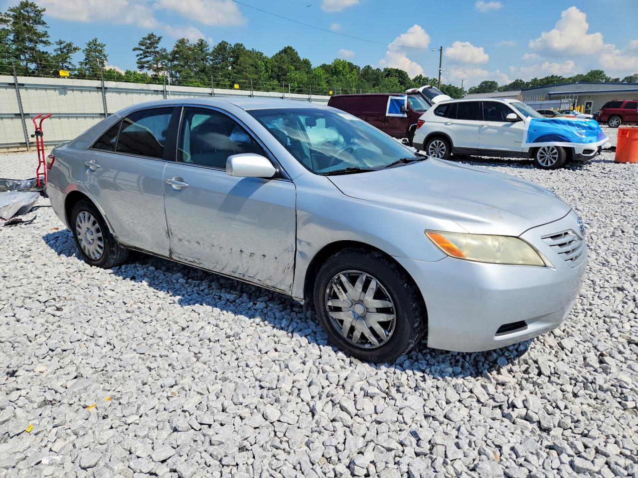 2007 Toyota Camry Le Silver vin: 4T1BE46KX7U637454