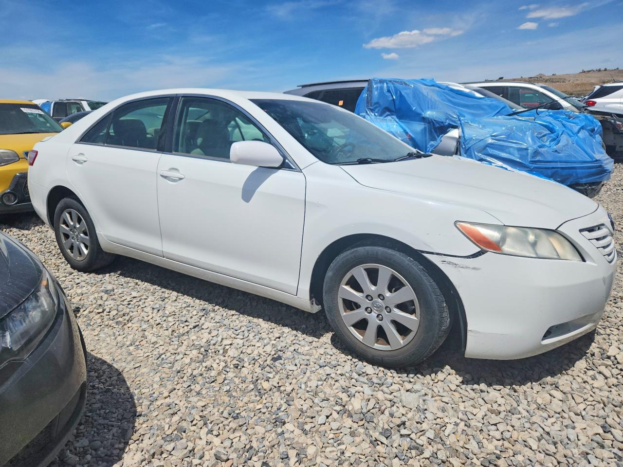 2007 Toyota Camry Xle White vin: 4T1BE46KX7U646980