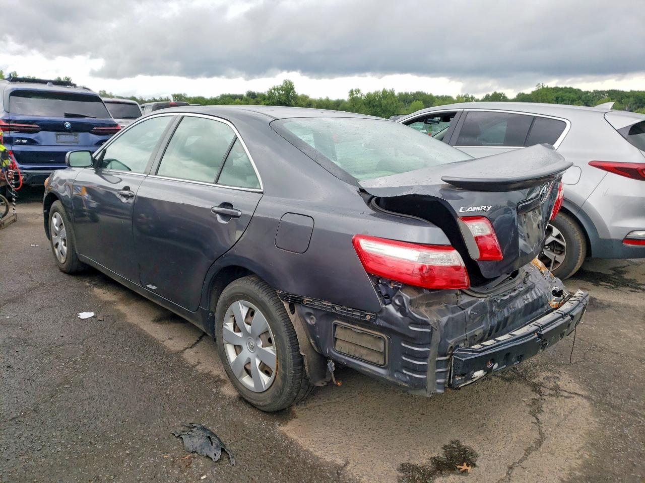 2007 Toyota Camry Le Gray vin: 4T1BE46KX7U653492