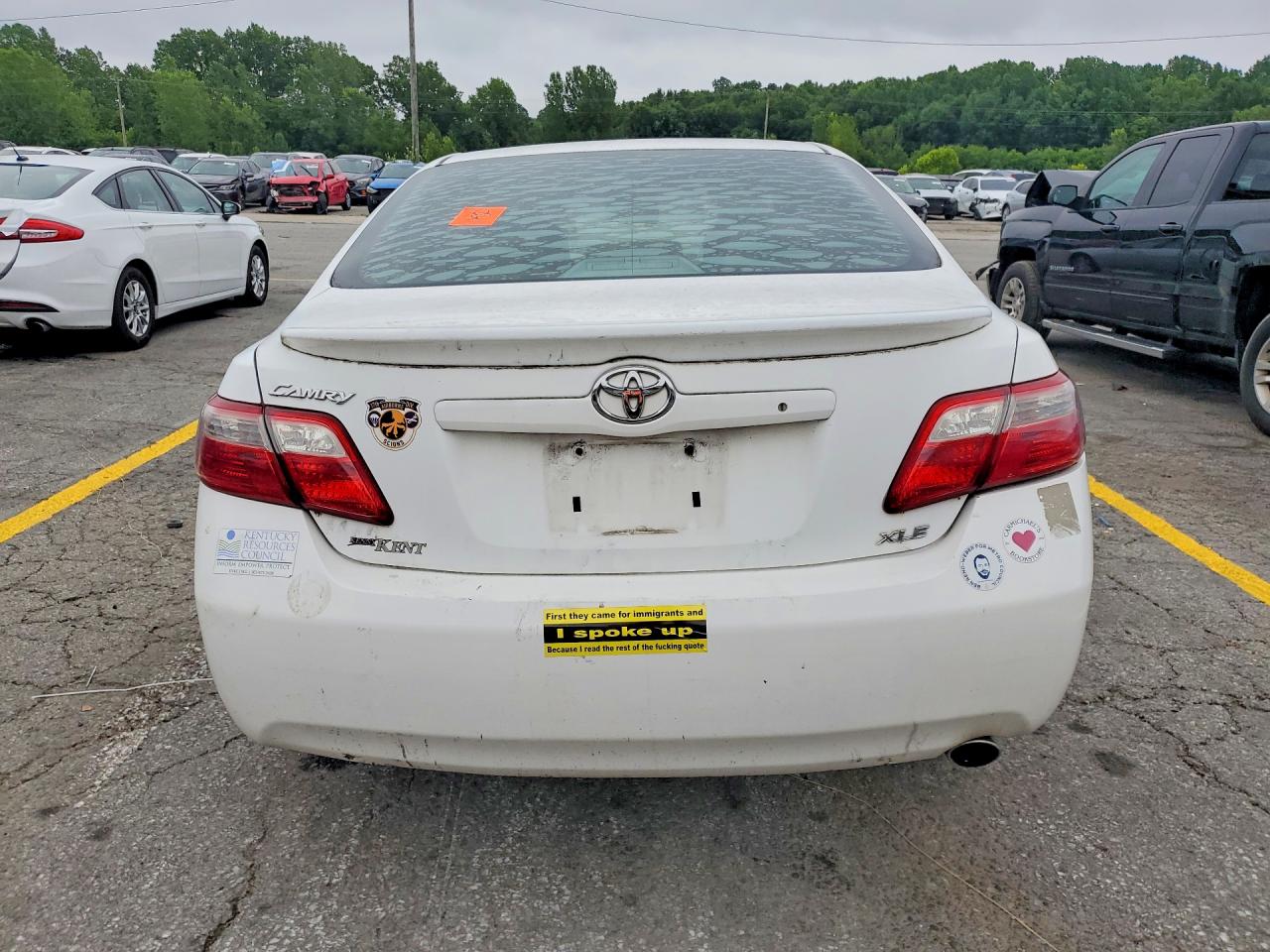 2007 Toyota Camry White vin: 4T1BE46KX7U667764