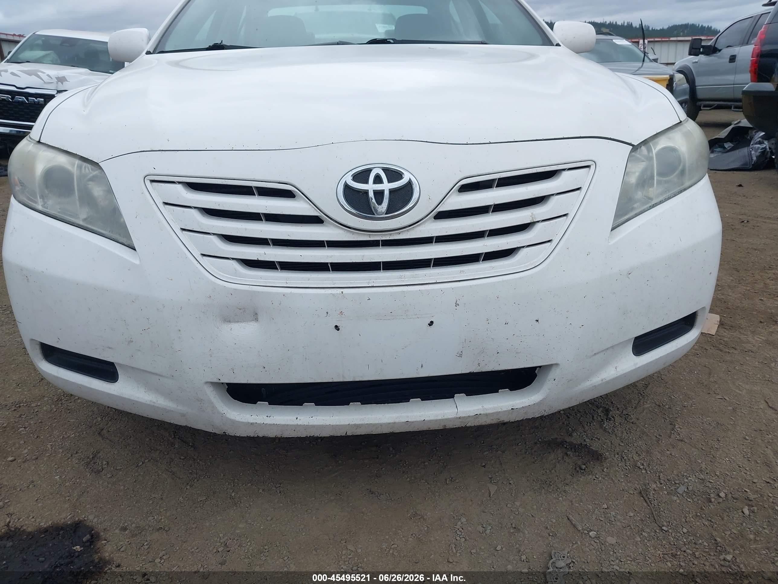 2007 Toyota Camry Le Белый vin: 4T1BE46KX7U679980