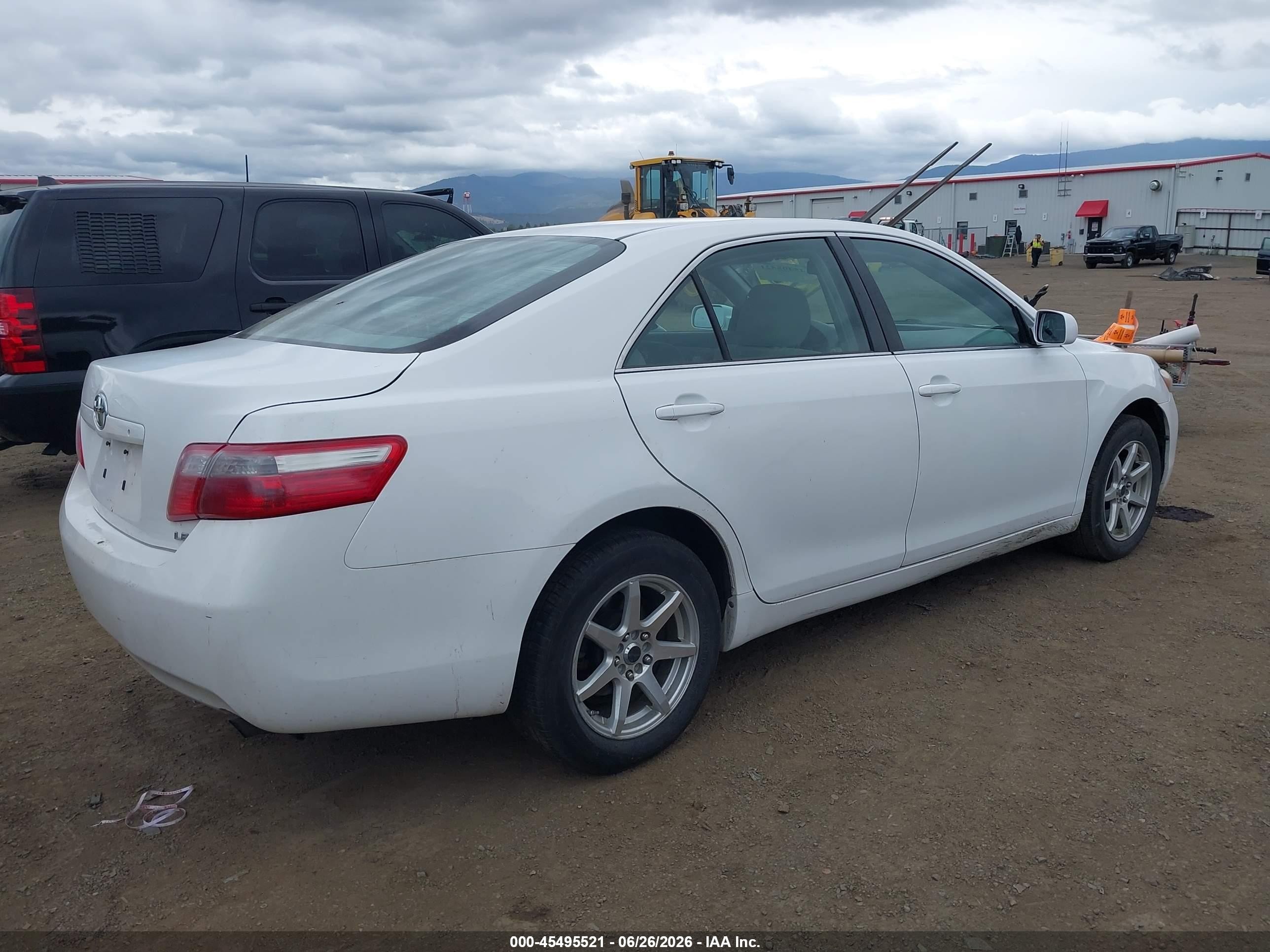 2007 Toyota Camry Le Белый vin: 4T1BE46KX7U679980