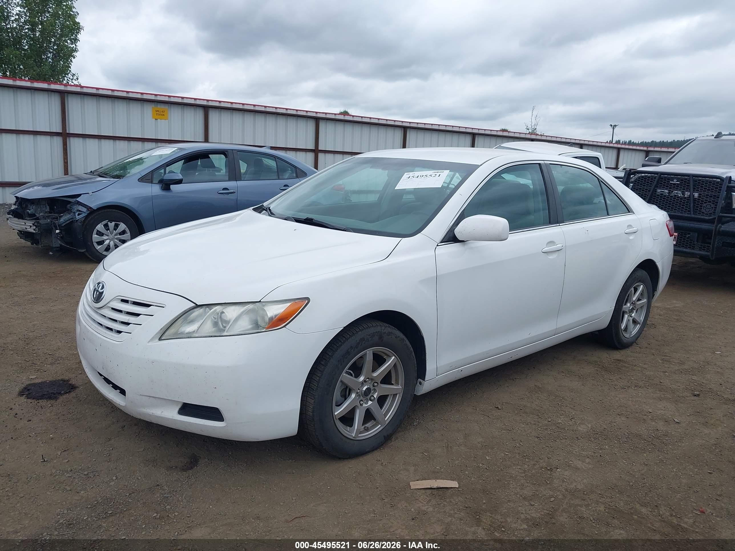 2007 Toyota Camry Le Белый vin: 4T1BE46KX7U679980