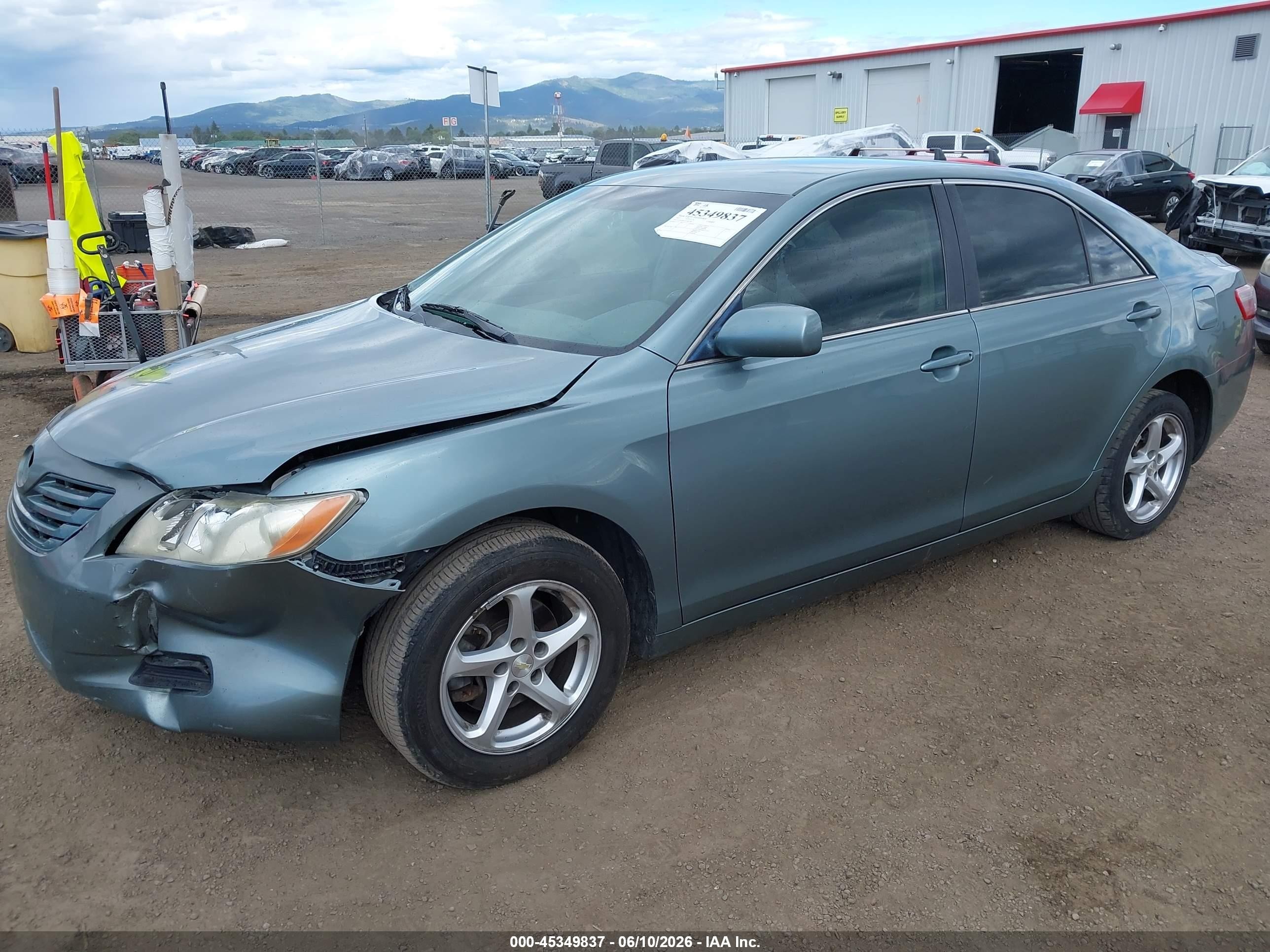 2007 Toyota Camry Le Green vin: 4T1BE46KX7U681258