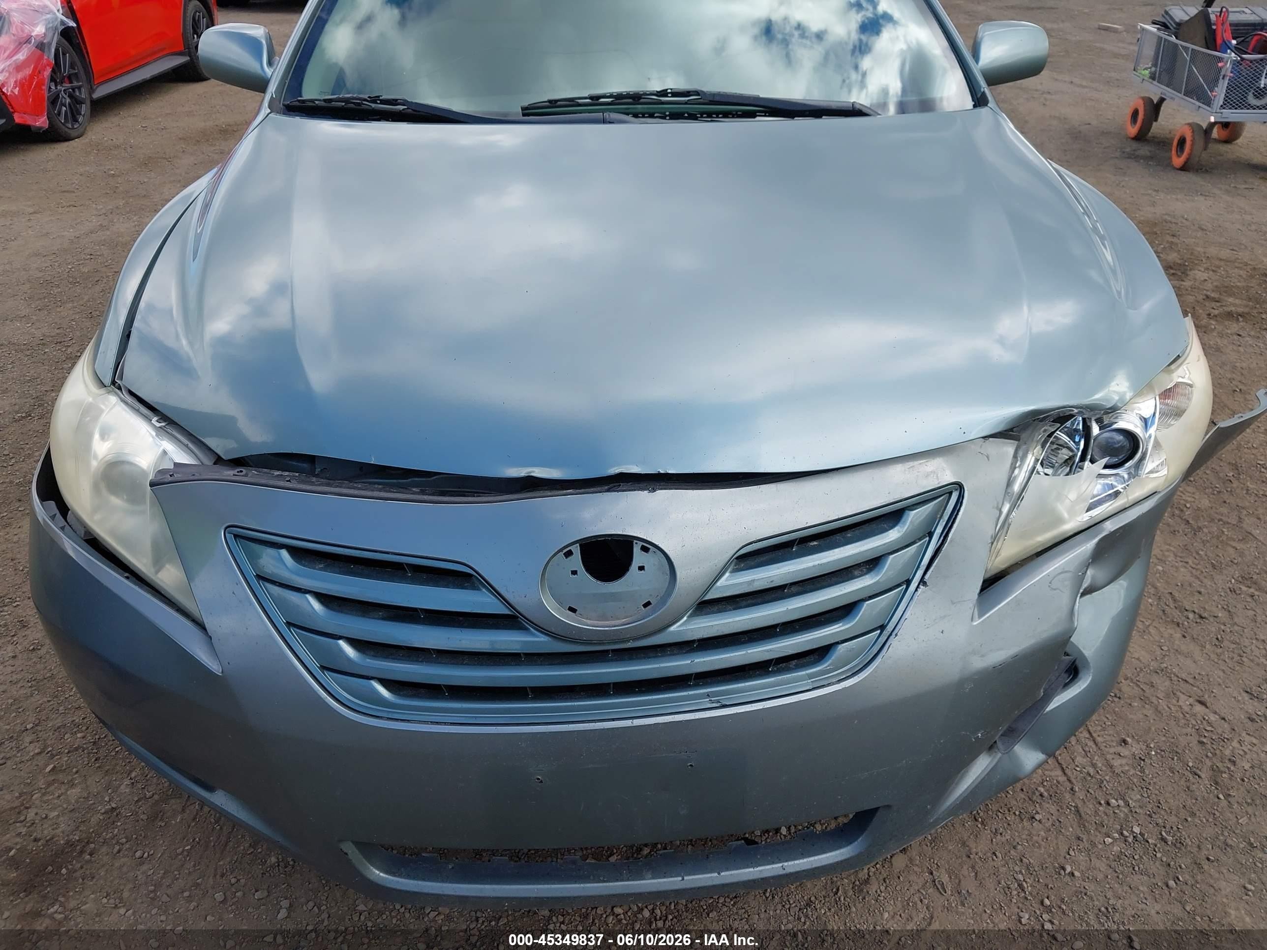 2007 Toyota Camry Le Green vin: 4T1BE46KX7U681258