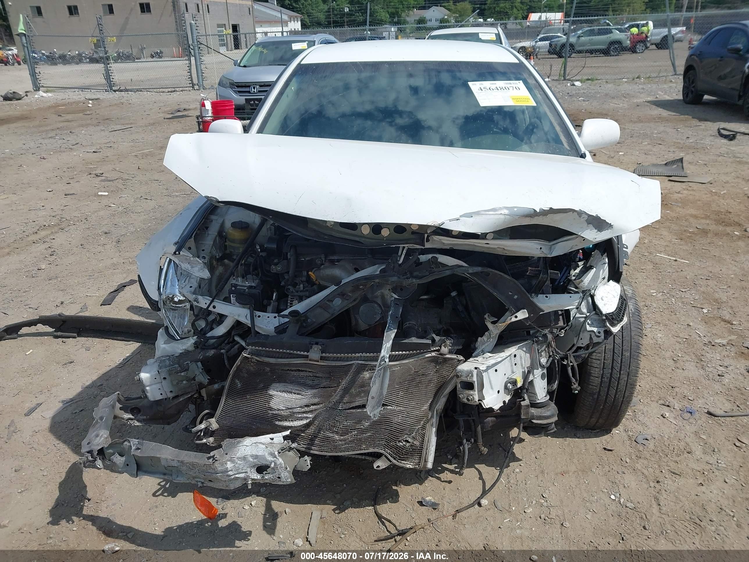 2007 Toyota Camry Le White vin: 4T1BE46KX7U694656
