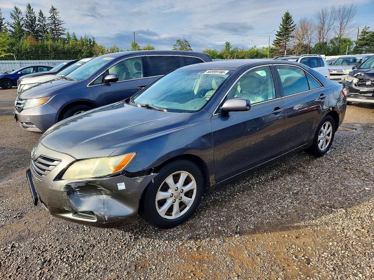 2007 Toyota Camry Ce Gray vin: 4T1BE46KX7U705008