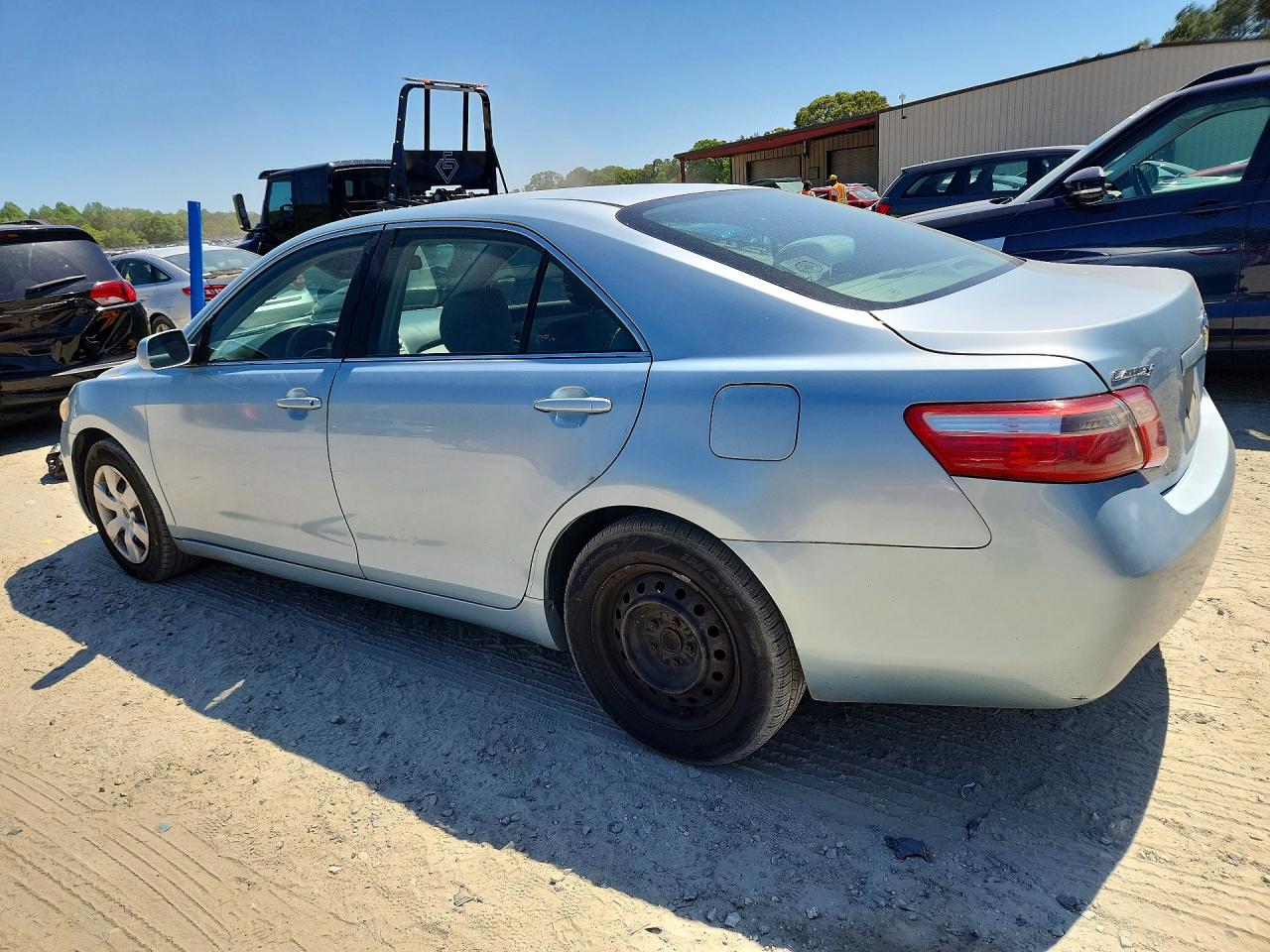2007 Toyota Camry Le Blue vin: 4T1BE46KX7U725503