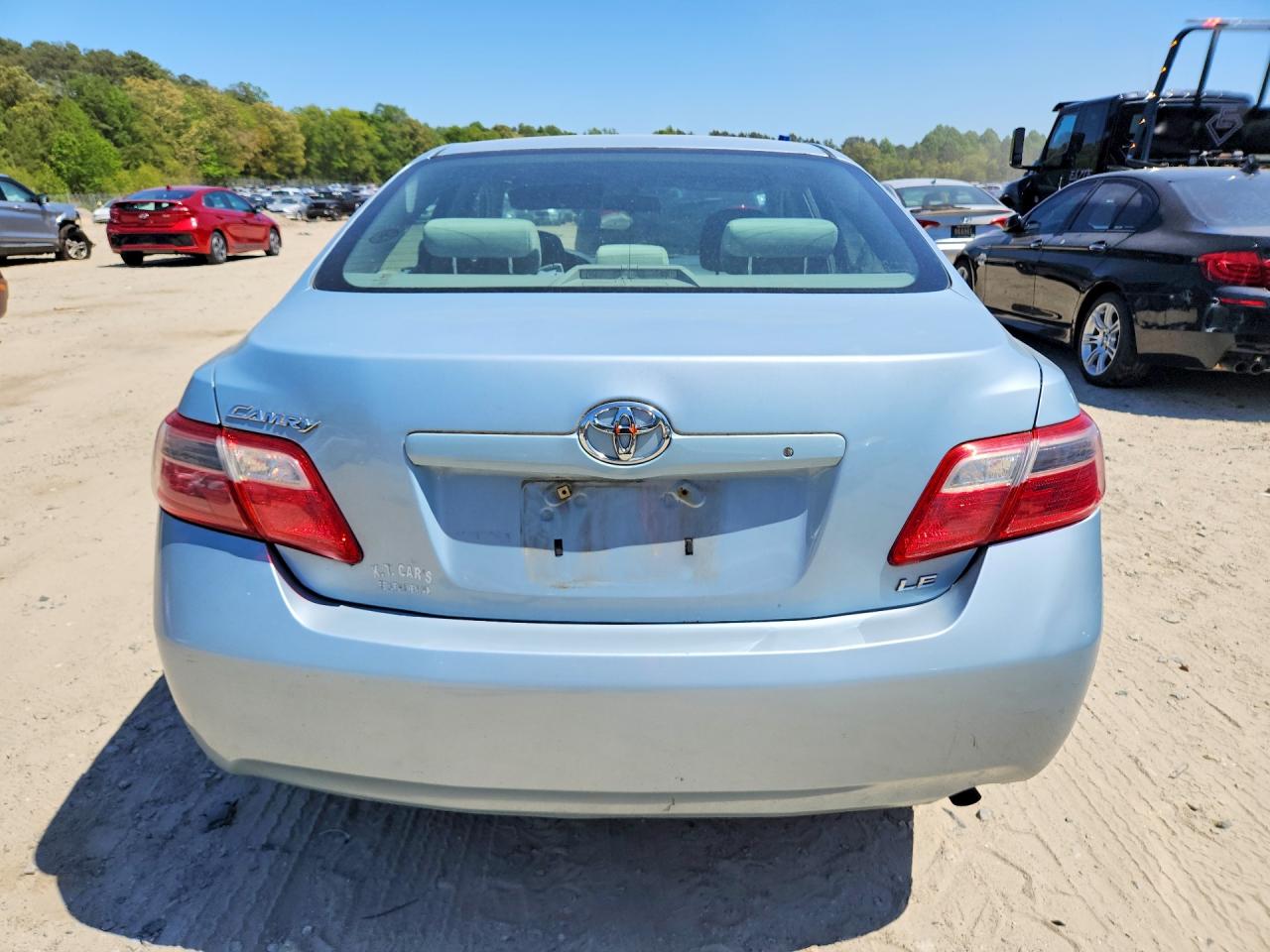 2007 Toyota Camry Le Blue vin: 4T1BE46KX7U725503