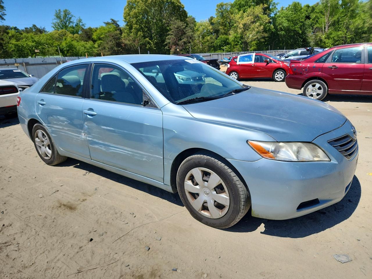 2007 Toyota Camry Le Blue vin: 4T1BE46KX7U725503