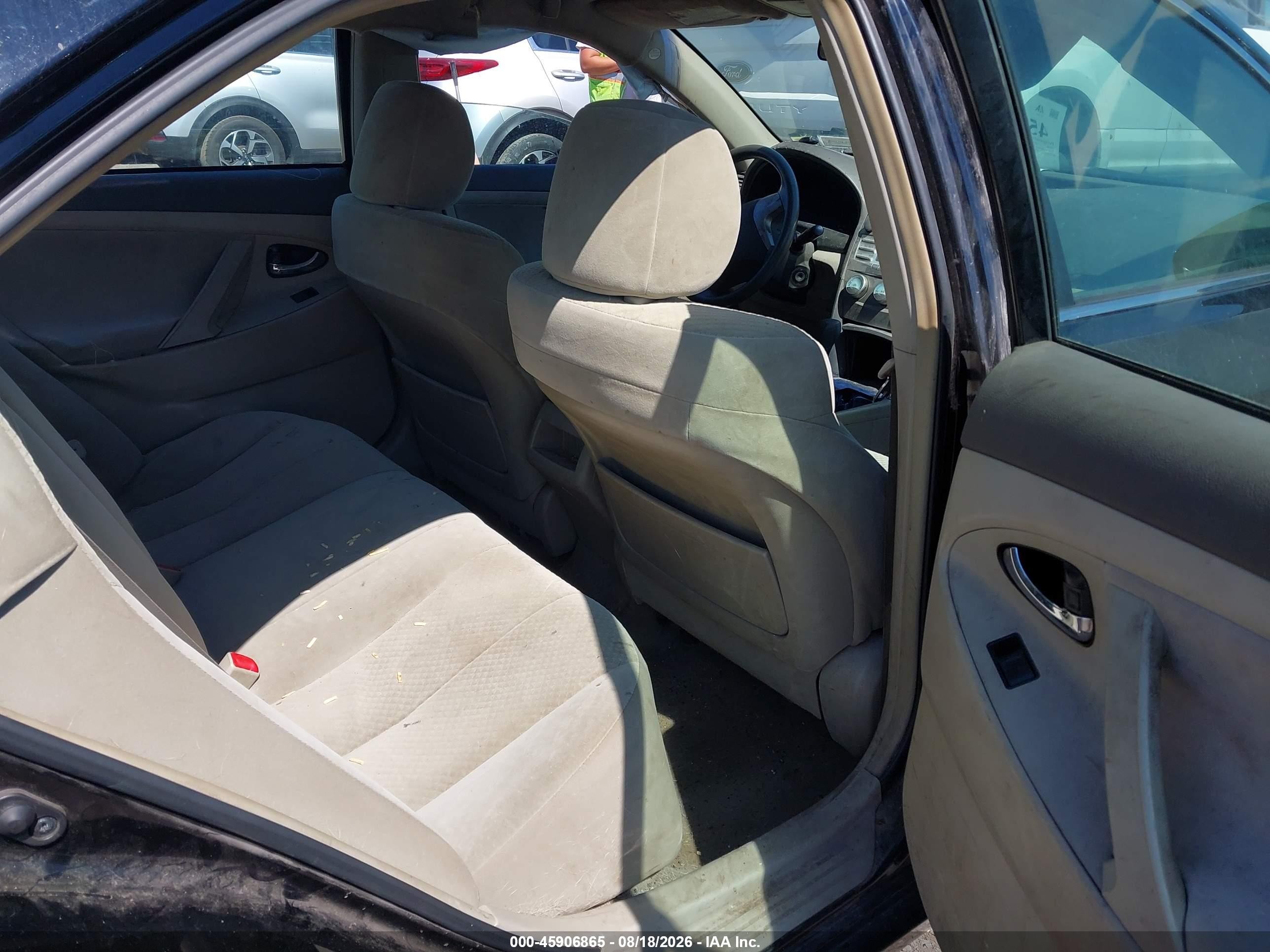 2008 Toyota Camry Le Black vin: 4T1BE46KX8U202094