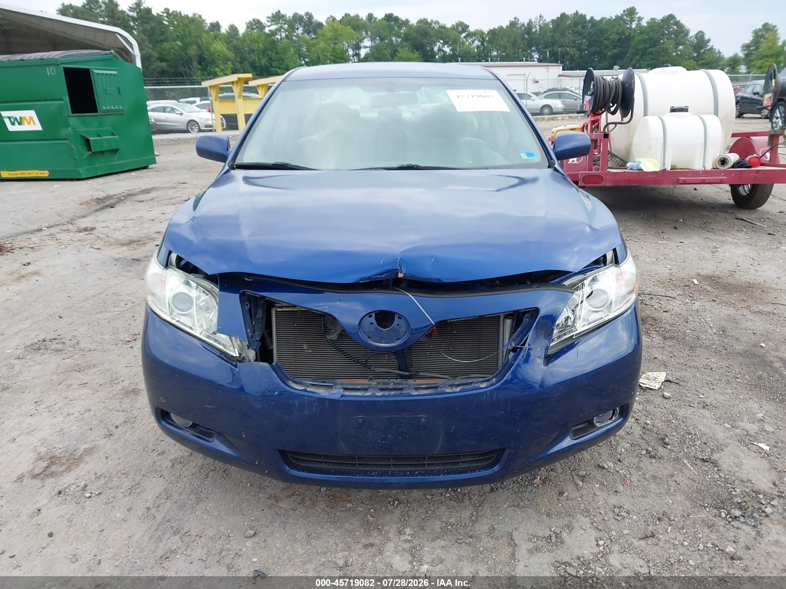 2008 Toyota Camry Le Blue vin: 4T1BE46KX8U202144