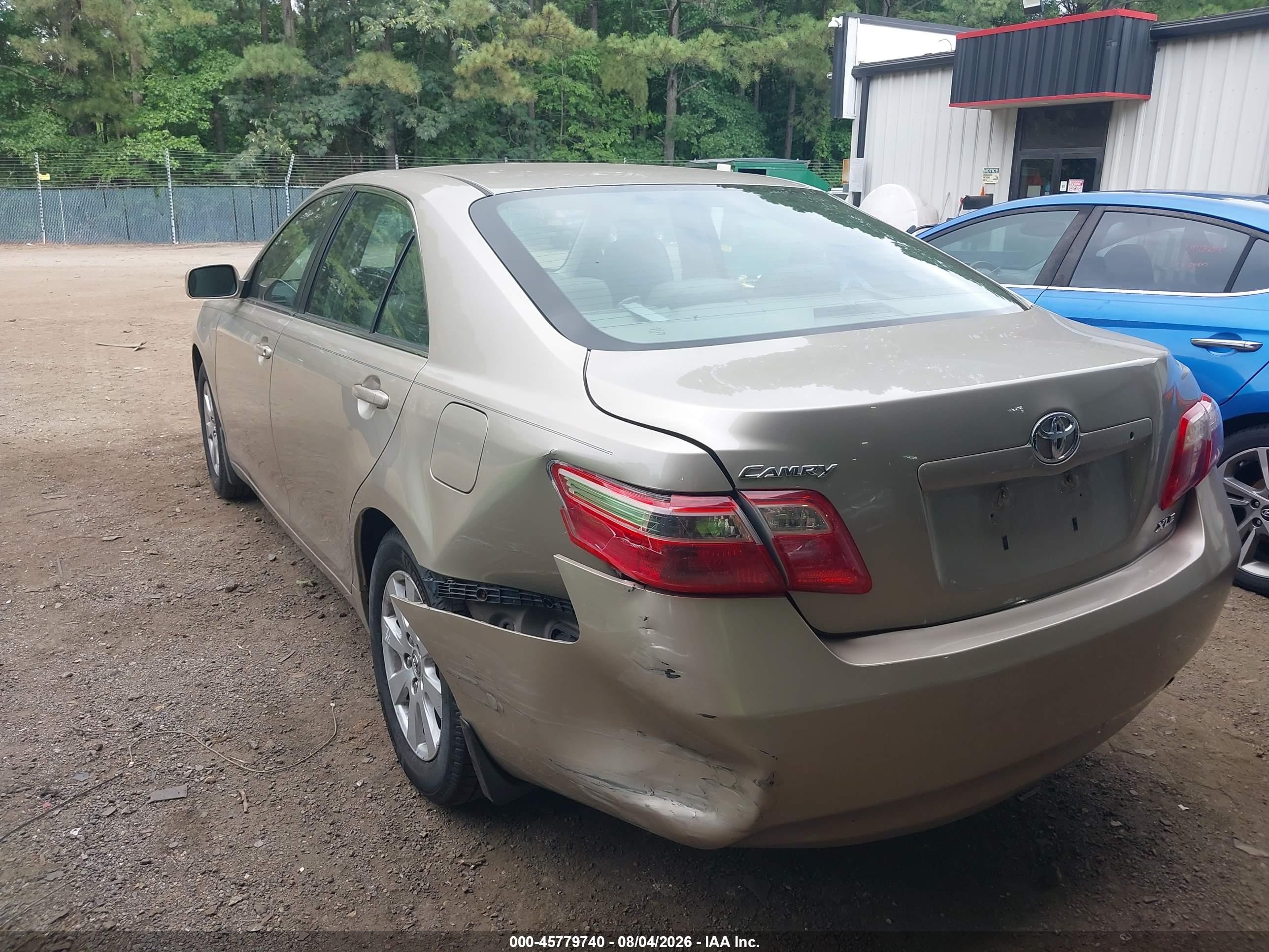 2008 Toyota Camry Xle Beige vin: 4T1BE46KX8U213063